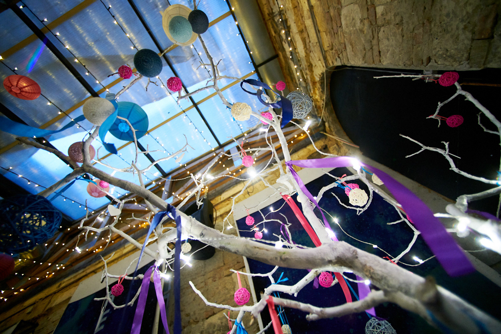 Colorful wedding decoration