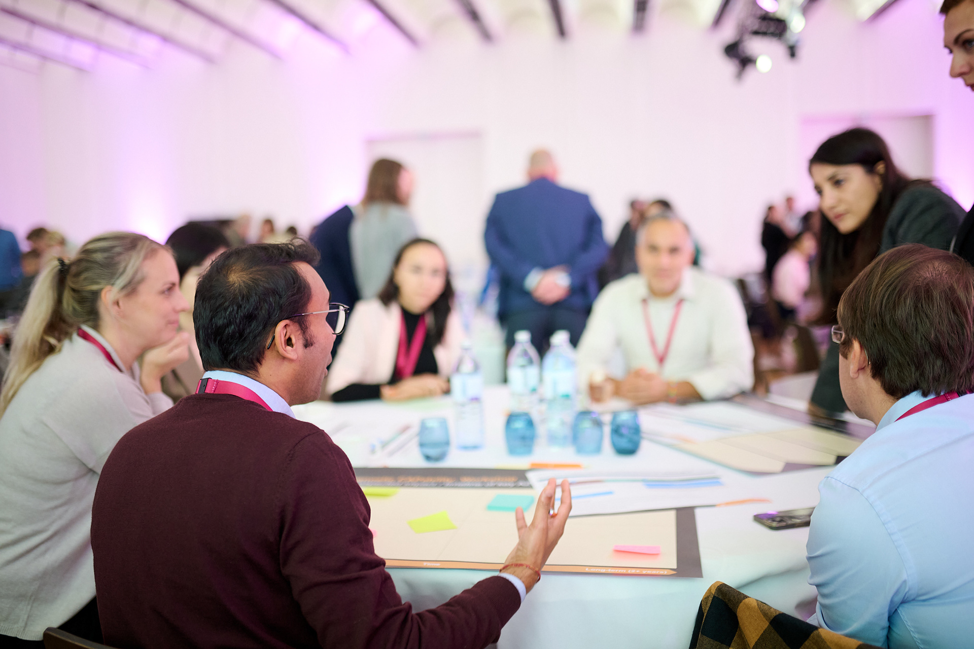Teamwork in a Corporate Meeting in MAK, Vienna