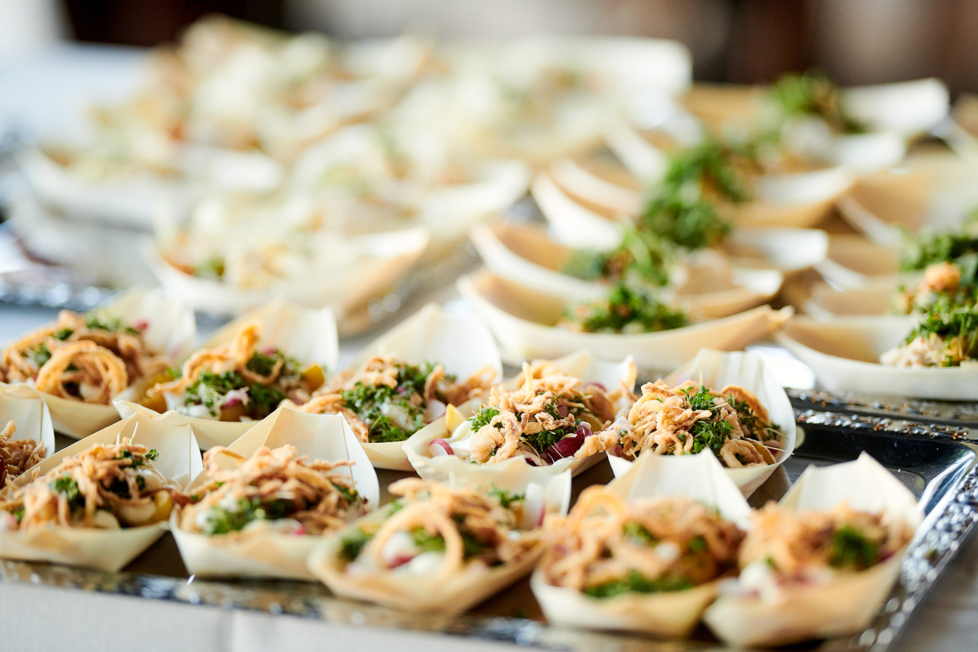 Stylish and tasty food