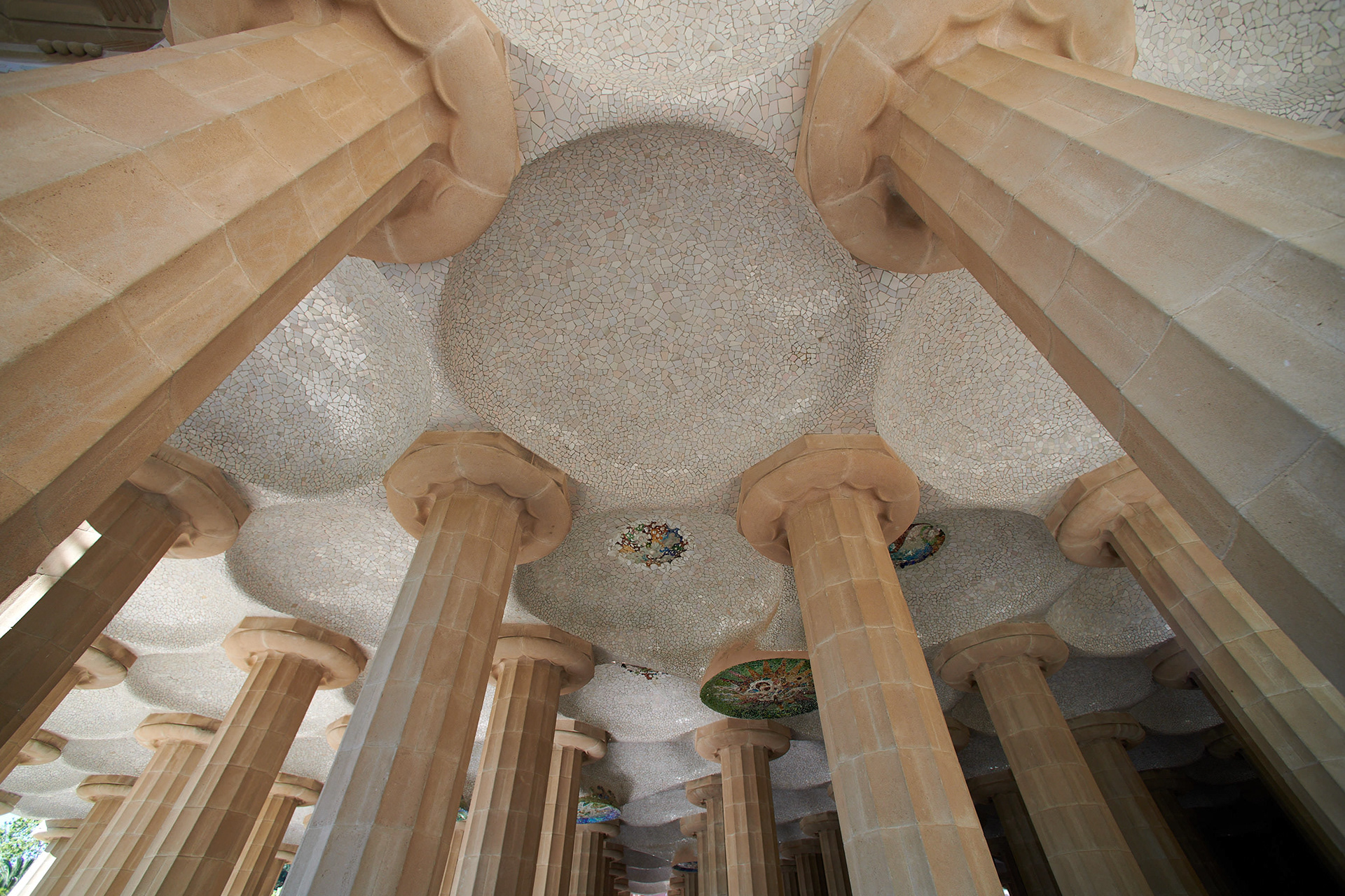 Park Güell, designed by the architect Antoni Gaudí