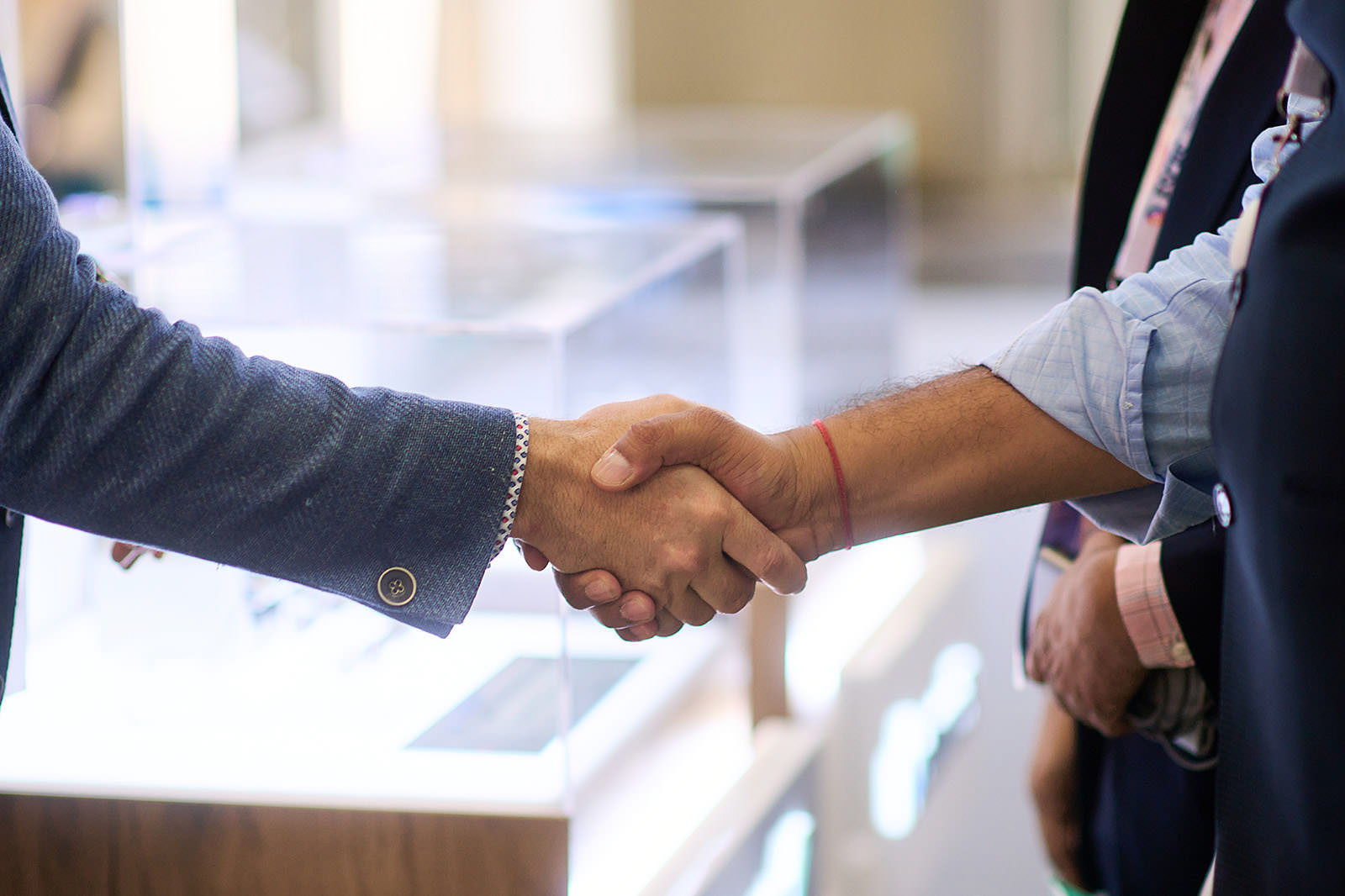 A handshake at a Vienna congress
