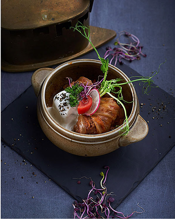 Profi food stylist közreműködése a fotózásokon