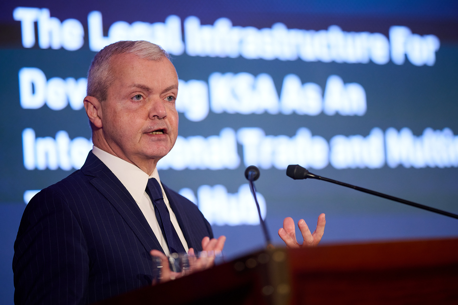 High-level speaker at the diplomatic meeting in Vienna