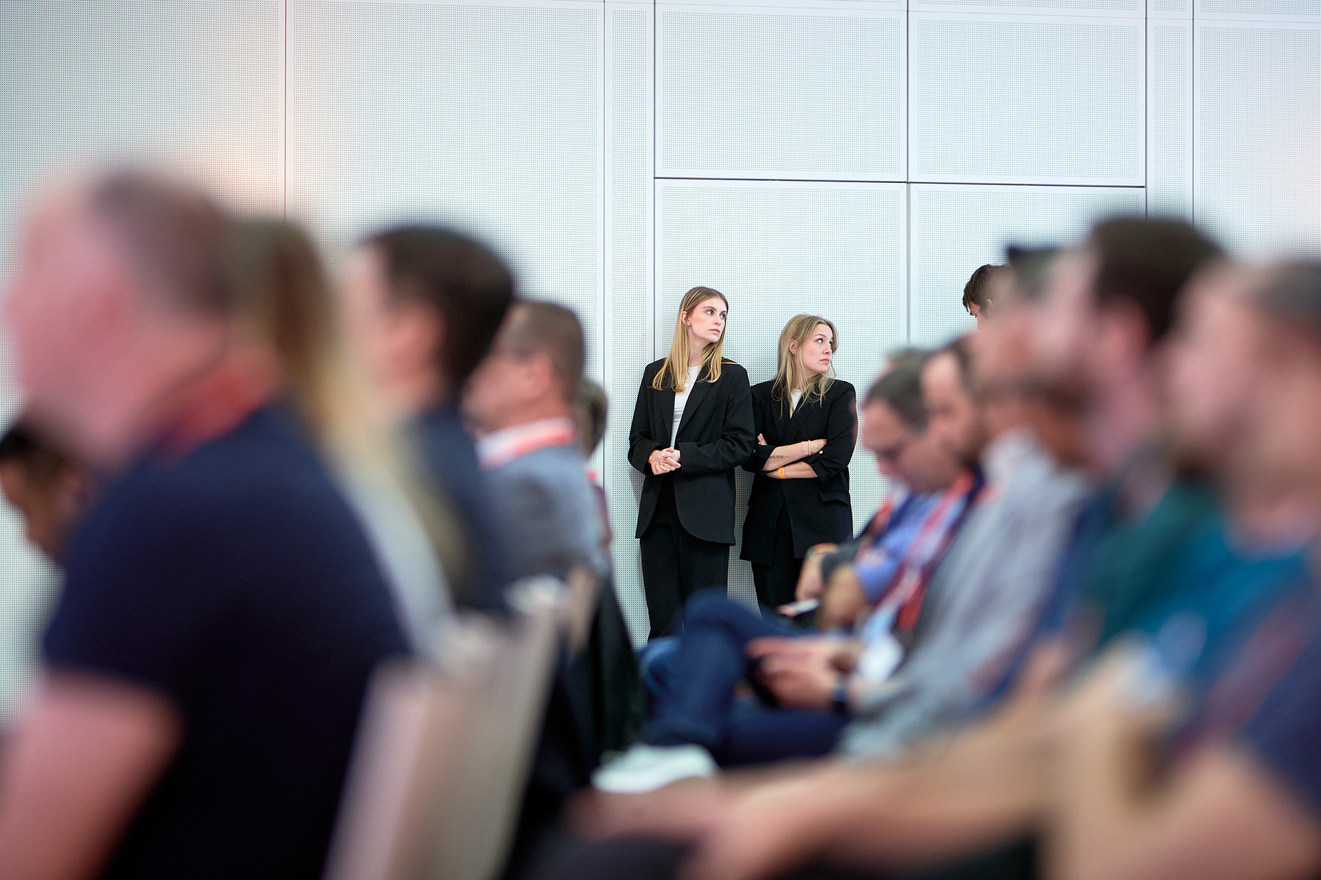 1. Audience participation during cybersecurity conference in Vienna