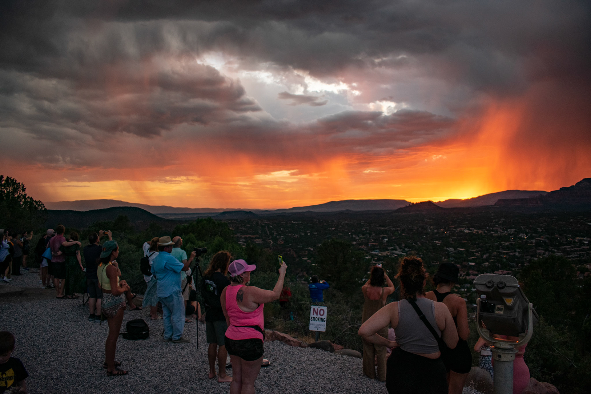 From Sedona Airport scenic lookout, looking south