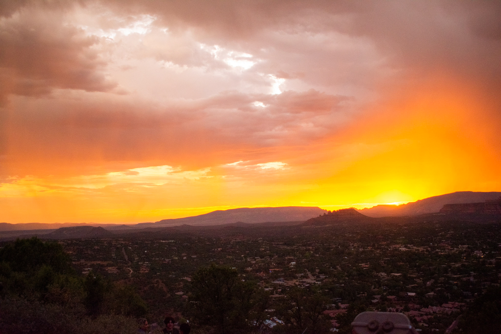From Sedona Airport scenic lookout, looking south