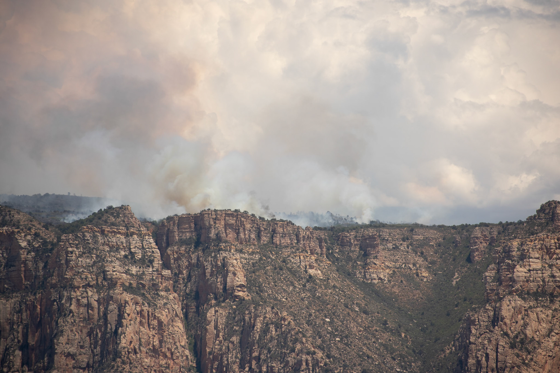 Committee fire north of Sedona, AZ