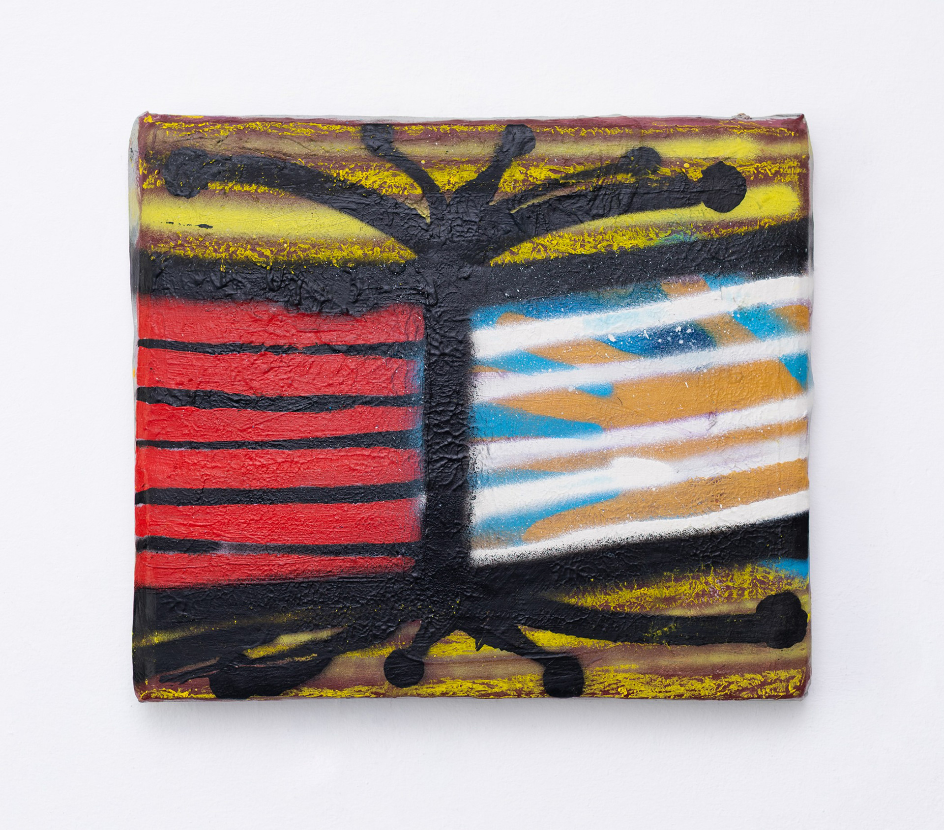 13 of 16 - (2023-2024) - various paint, ink and pastel on semi-solid board - 26 x 31 cm