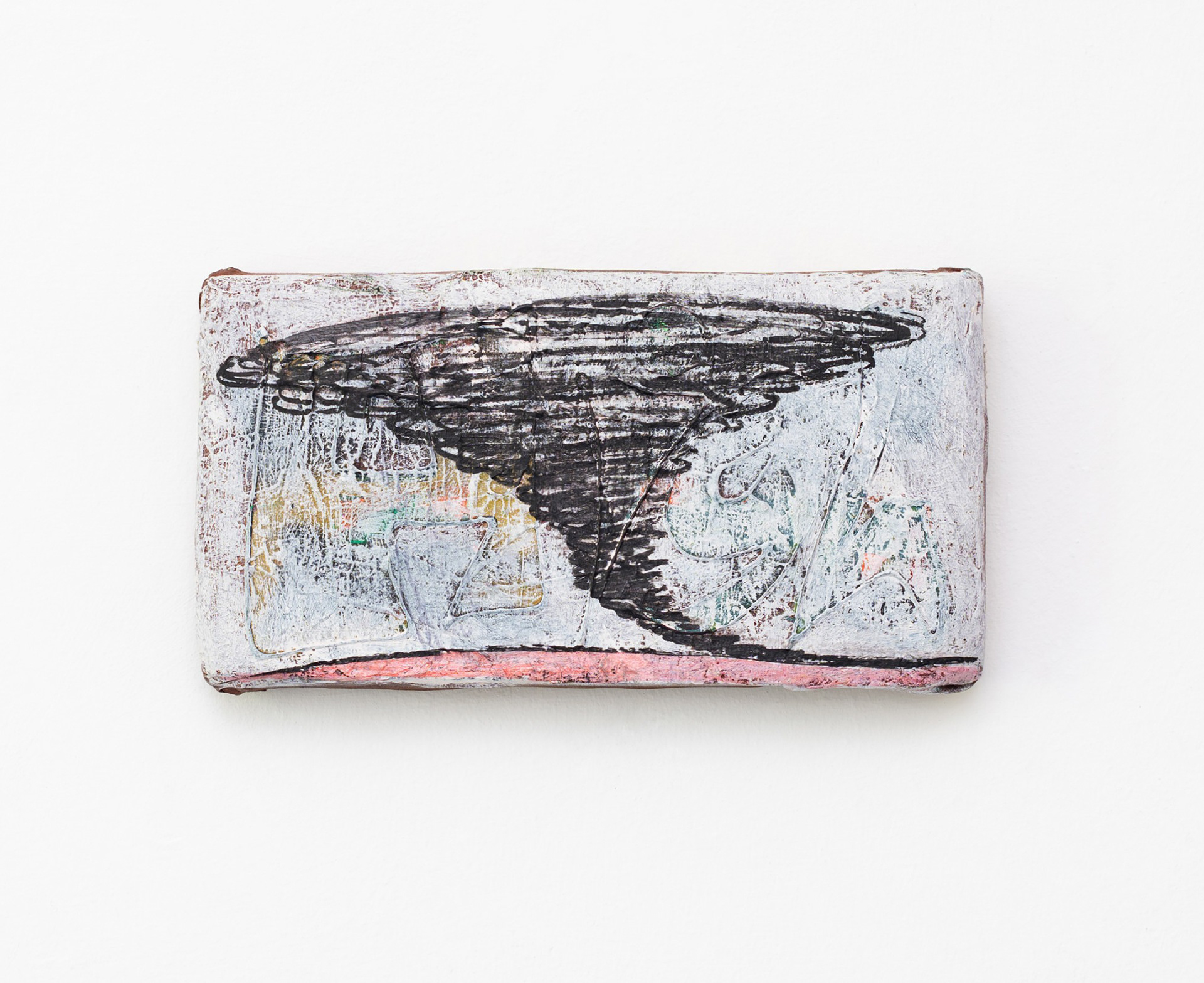 1 of 16 - (2023-2024) - various paint and ink on semi-solid board - 12 x 26 cm