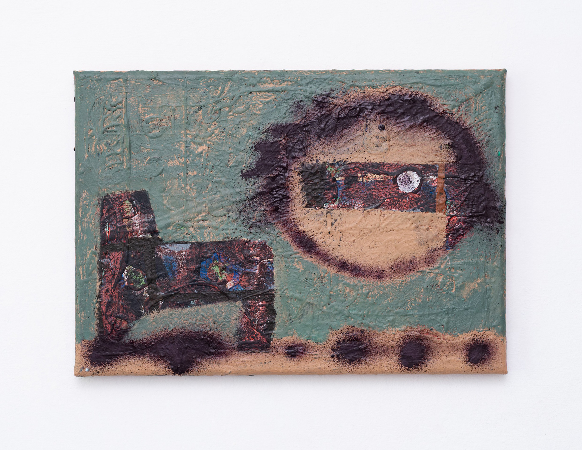April 2021 to July 2024 - (2021 - 2024) - various paint, ink and chalk on canvas - 30 x 41 cm