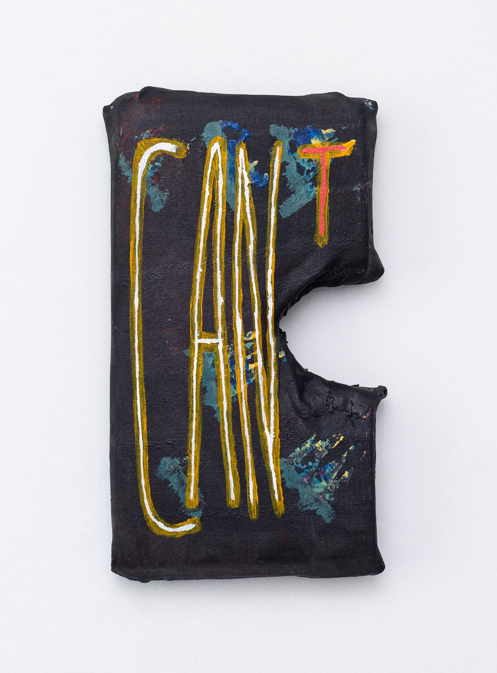 4 of 16 - (2023-2024) - various paint and ink on semi-solid board - 35 x 15 cm