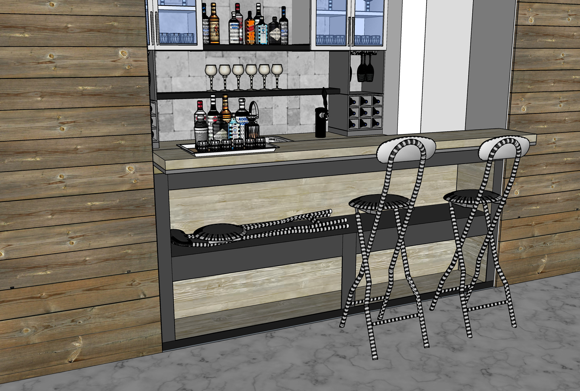 Created Using Sketch Up 