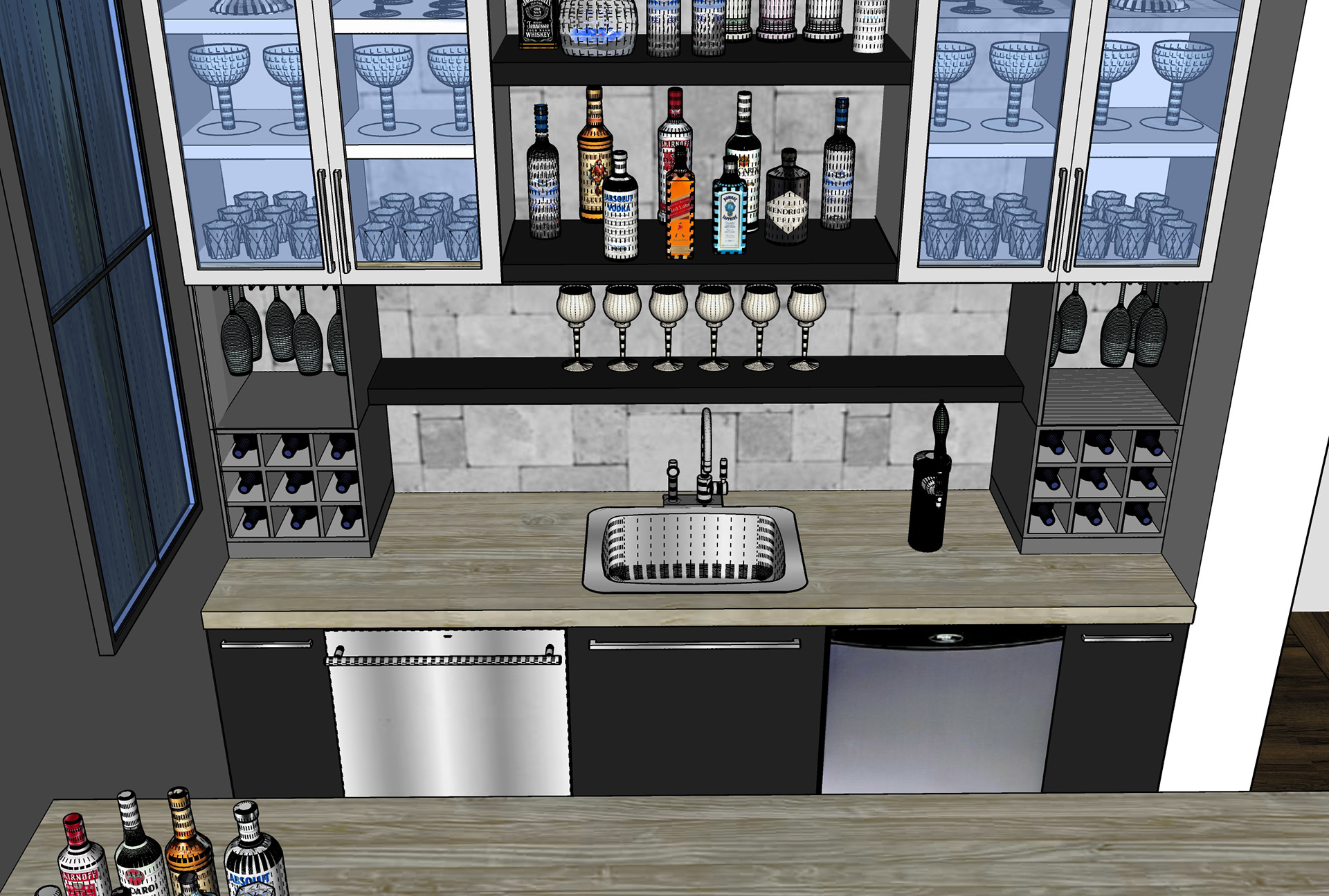 Created Using Sketch Up 