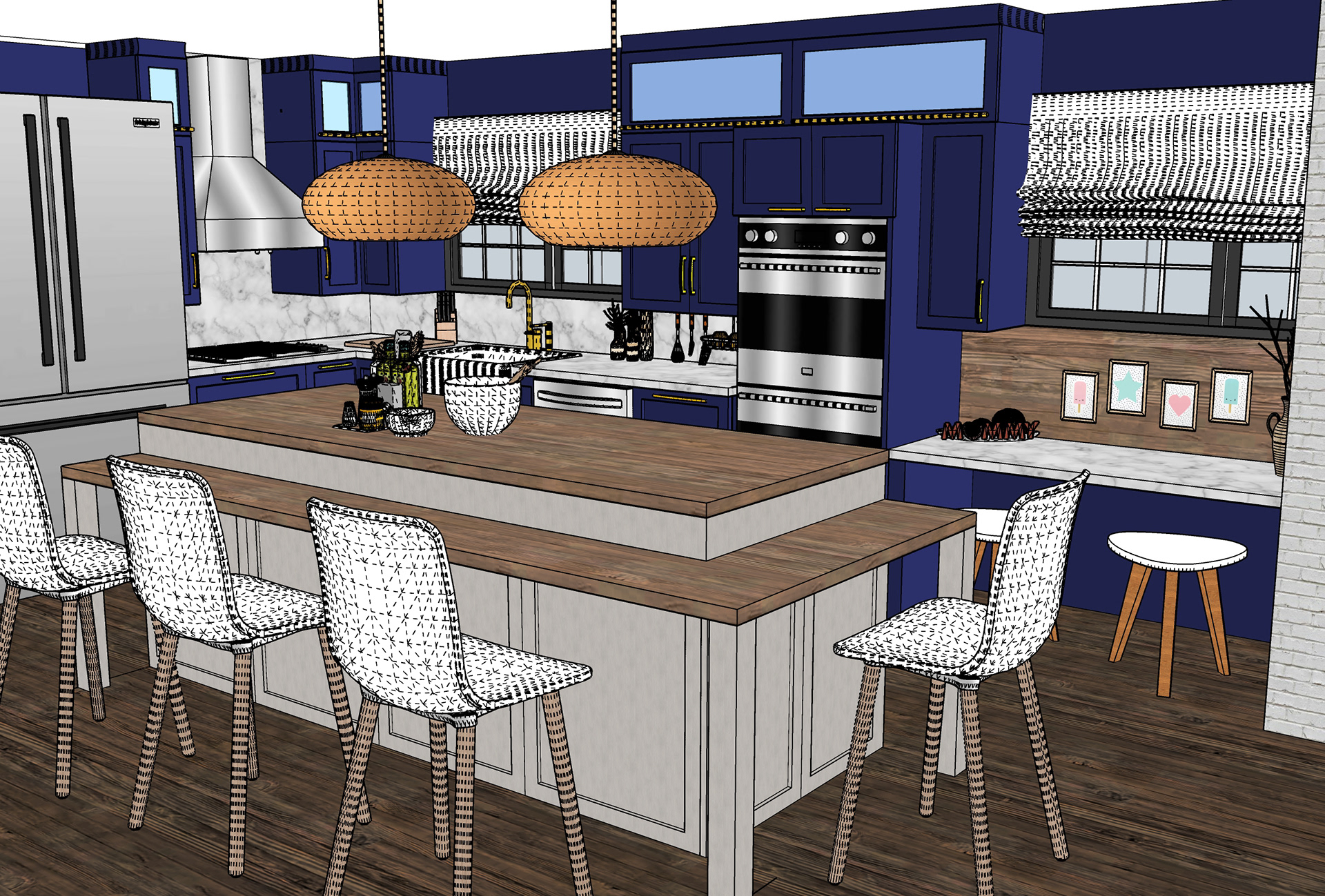 Created Using Sketch Up