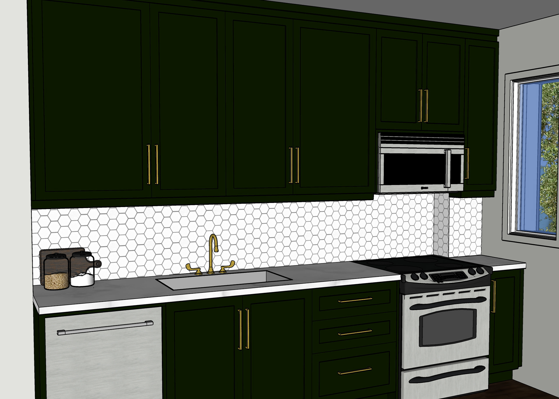 Created using Sketch Up