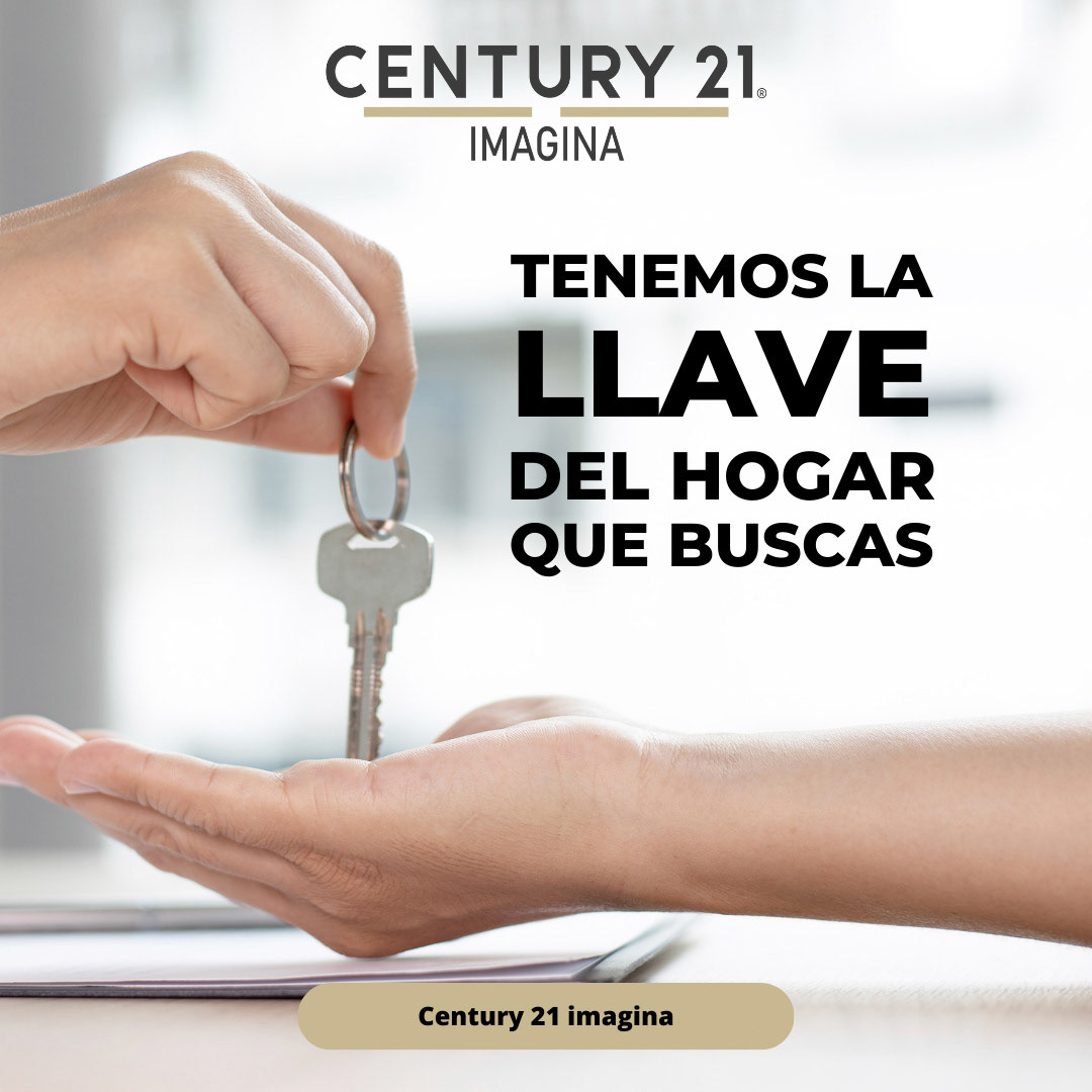Post de Instagram Frase Agencia Inmobiliaria Minimalista Azul Rojo - 1