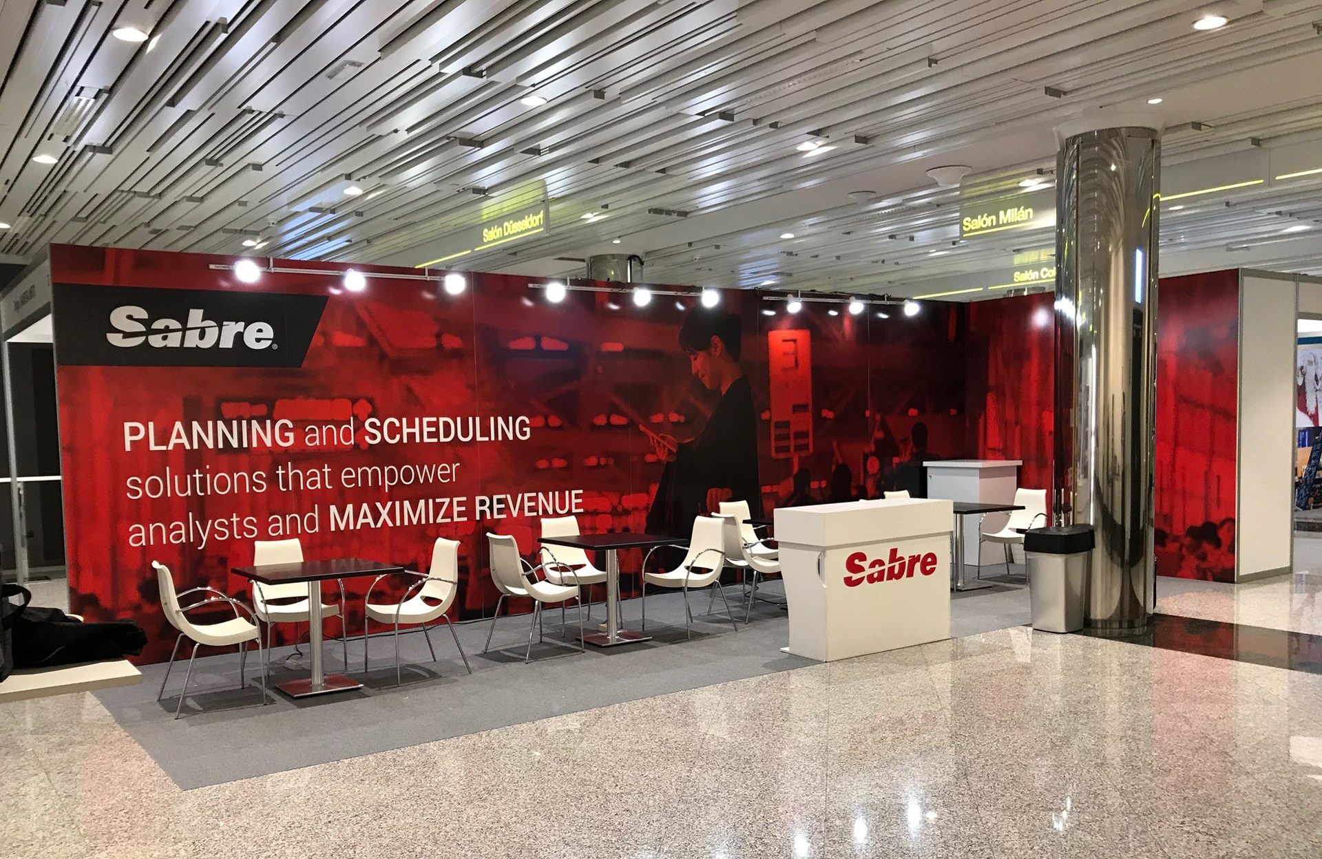 IATA Madrid, Spain trade show booth