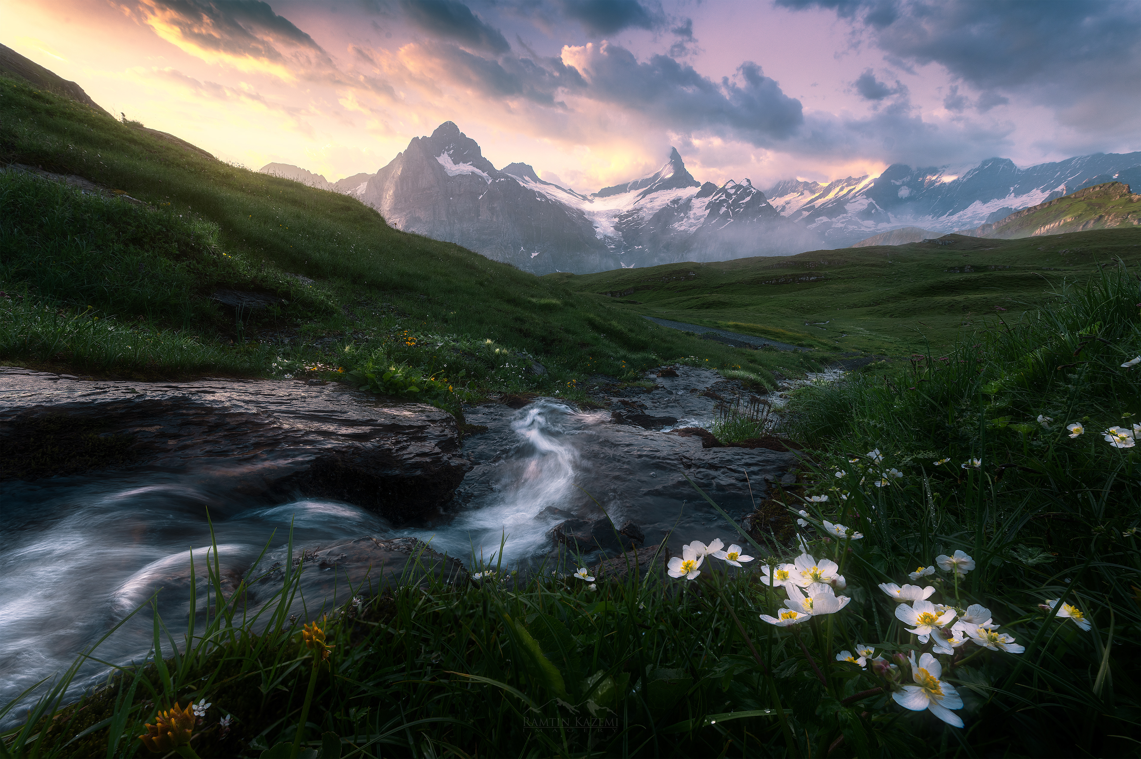 Morning Aftermath - Swiss Alps