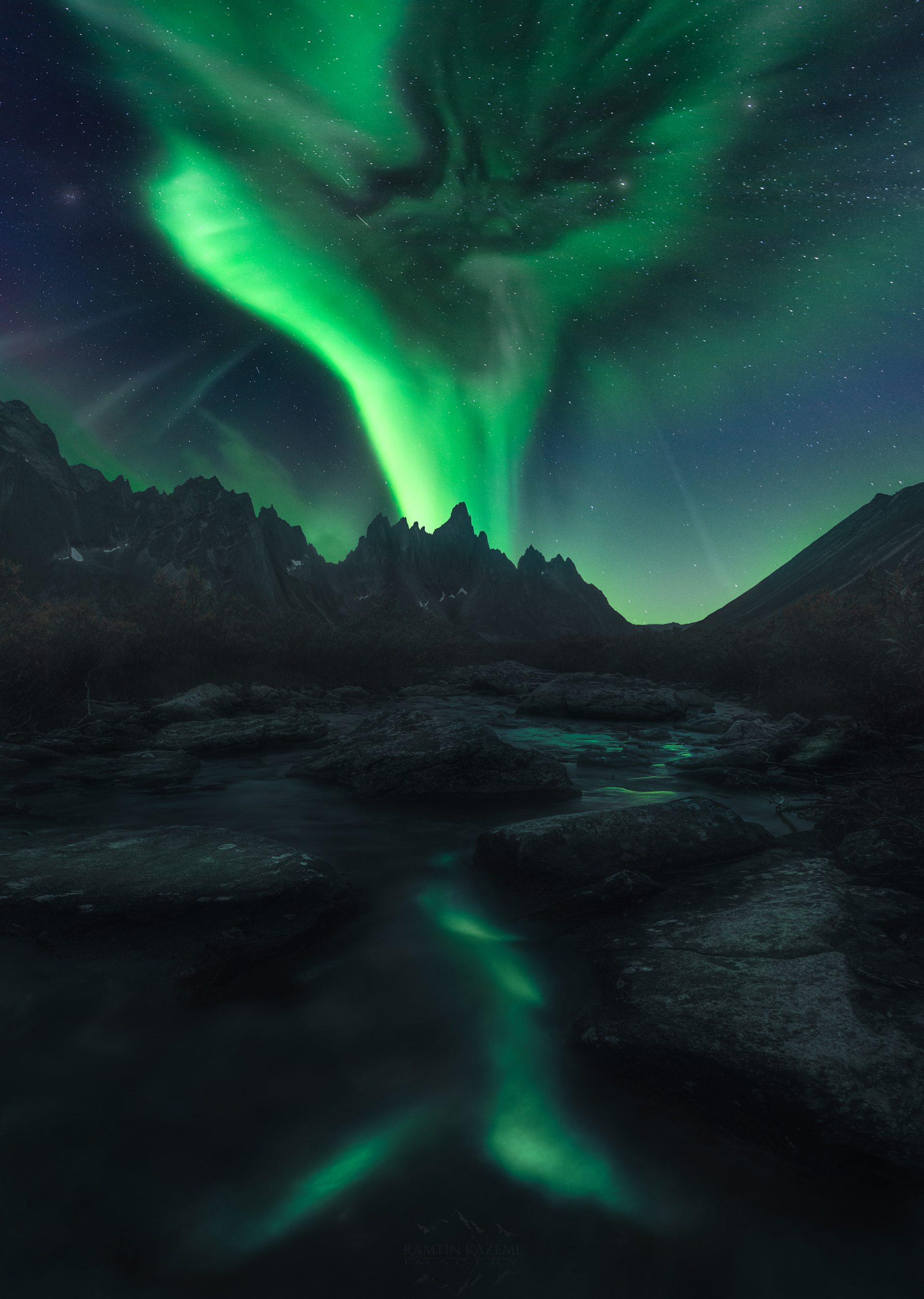 Spellbound by Night - Ogilvie Mountains, Yukon