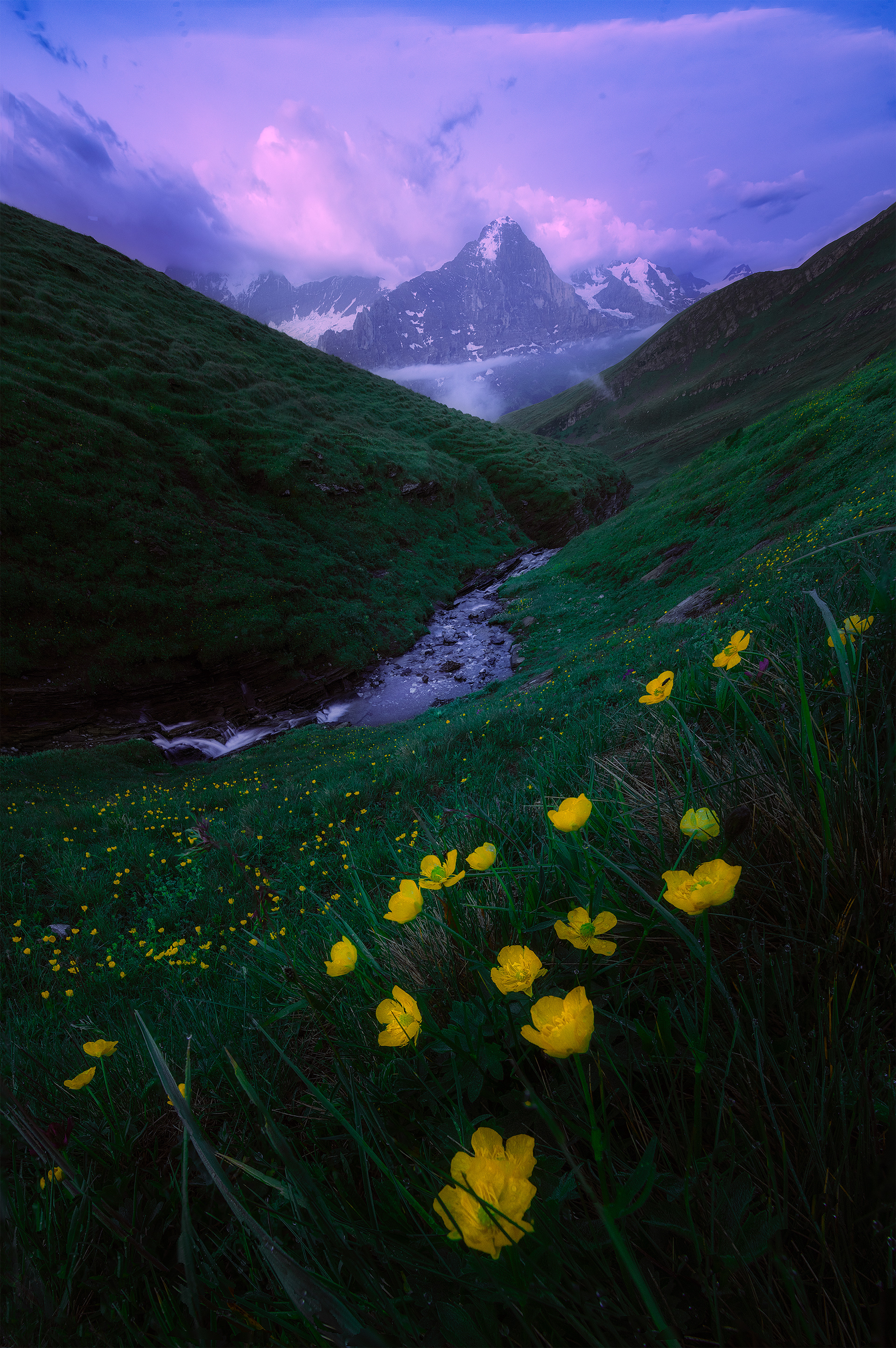 Dawn of the Swiss Alps