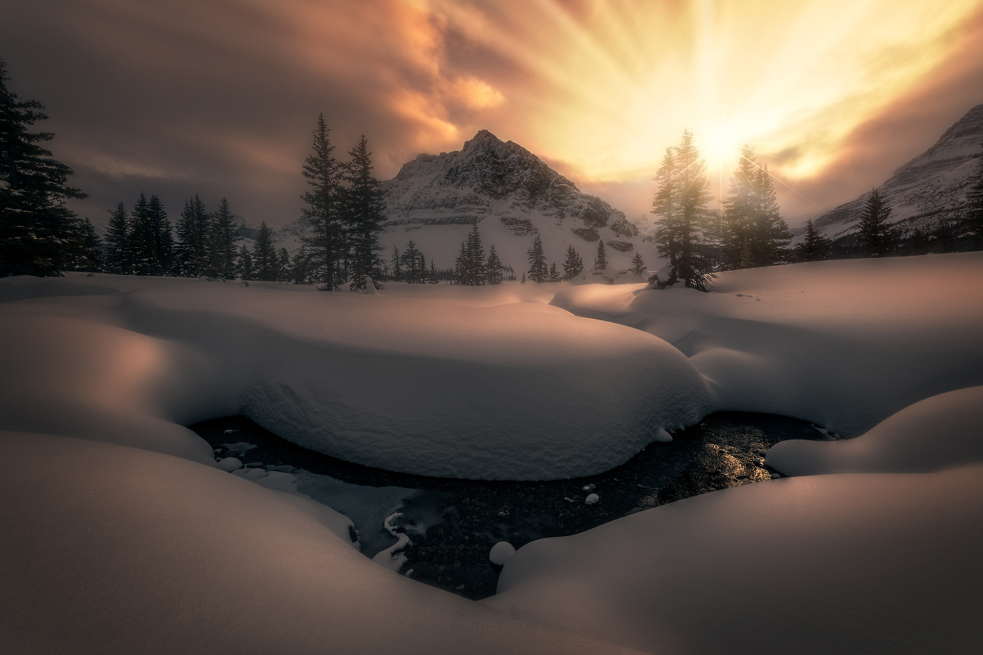 Rise of the Planet - Canadian Rockies, Alberta