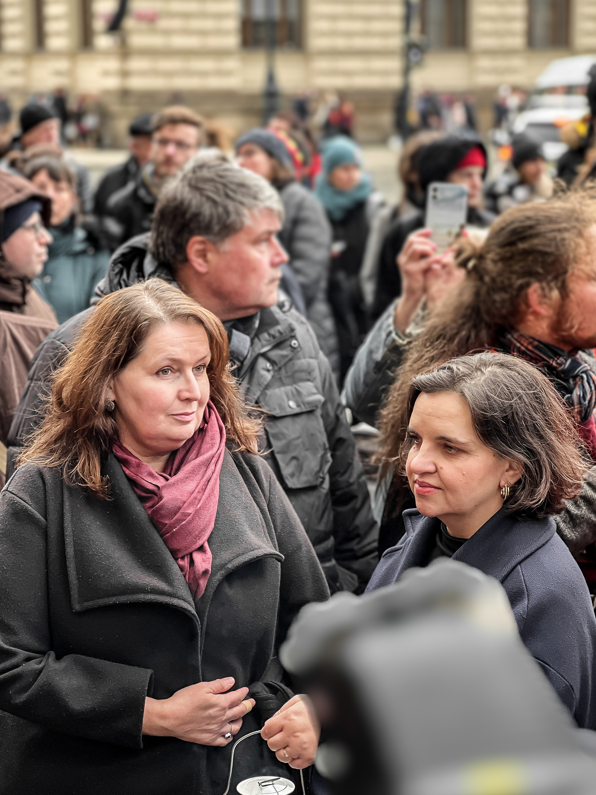 Pieta u Filozofické fakulty, Praha, 4. ledna 2024