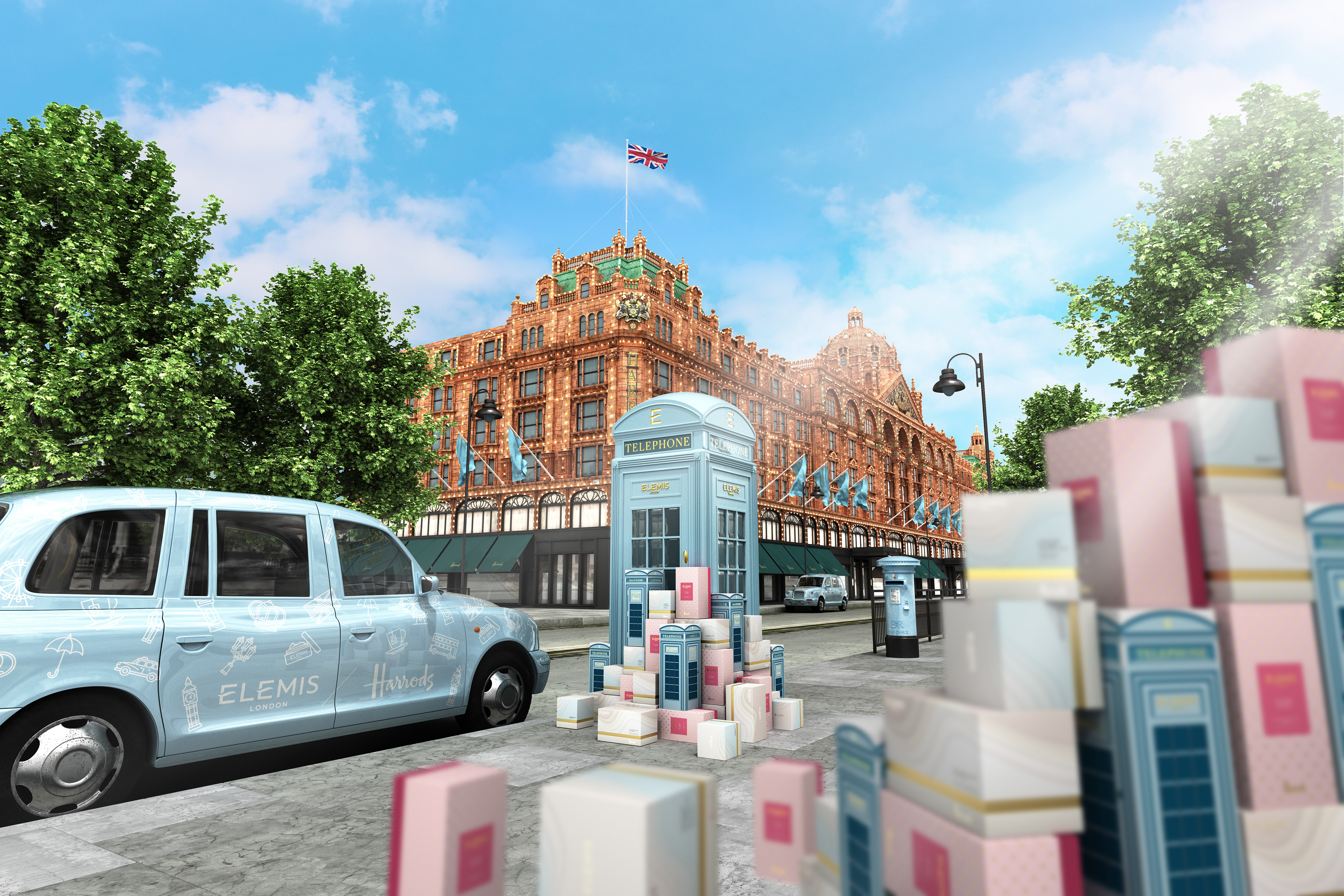 ELEMIS x HARRODS - Key CGI Visual
