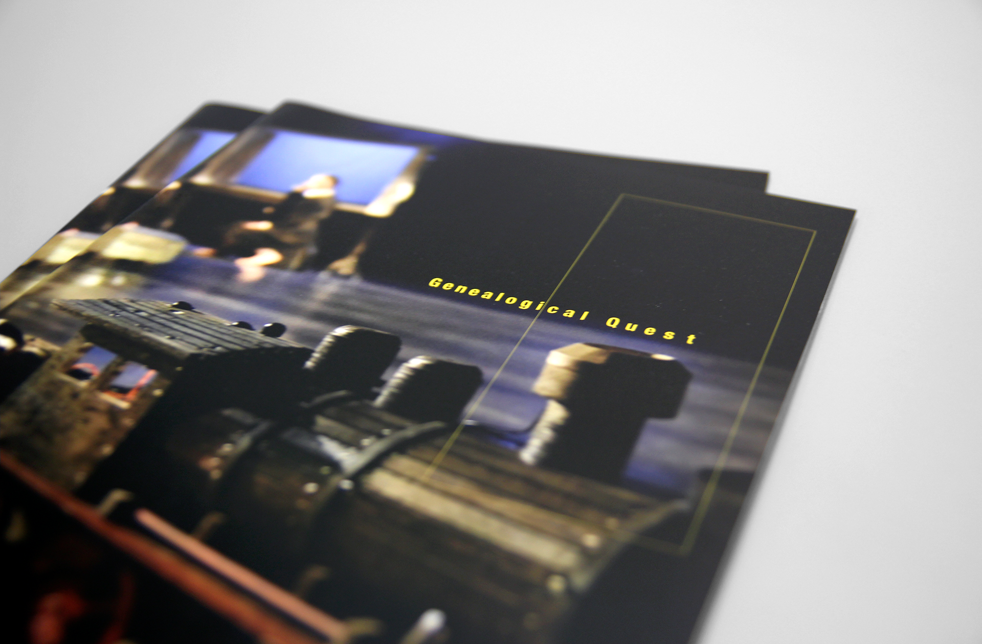 a Program book of Genealogical Quest by the TRUST Dance Theatre | 트러스트 댄스 컴퍼니에서 공연하는 계보학적 탐구 프로그램 북 