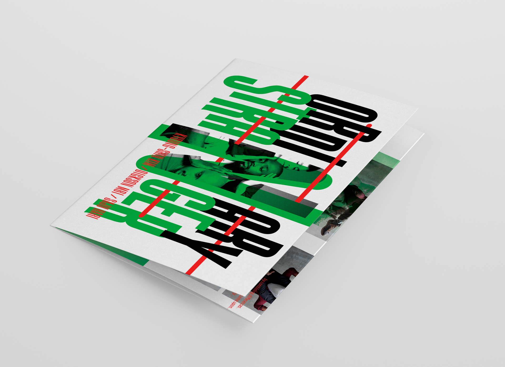  the UK dance festival leaflet of the Ordinary Stranger  | 오디너리 스트레인저 영국 댄스 페스티벌 리플렛