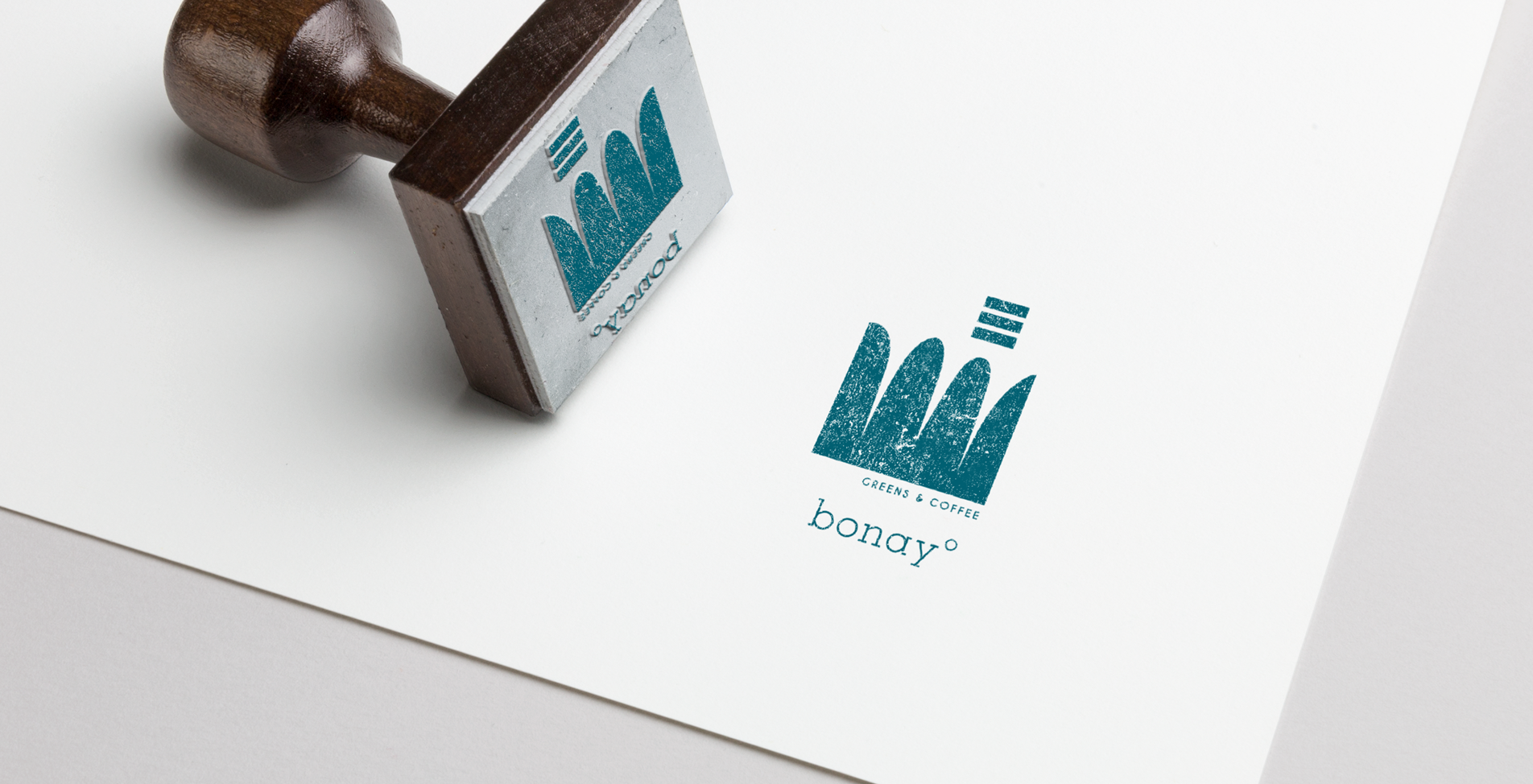 logo stamp of cafe bonay | 카페 보나이 스탬프 브랜딩