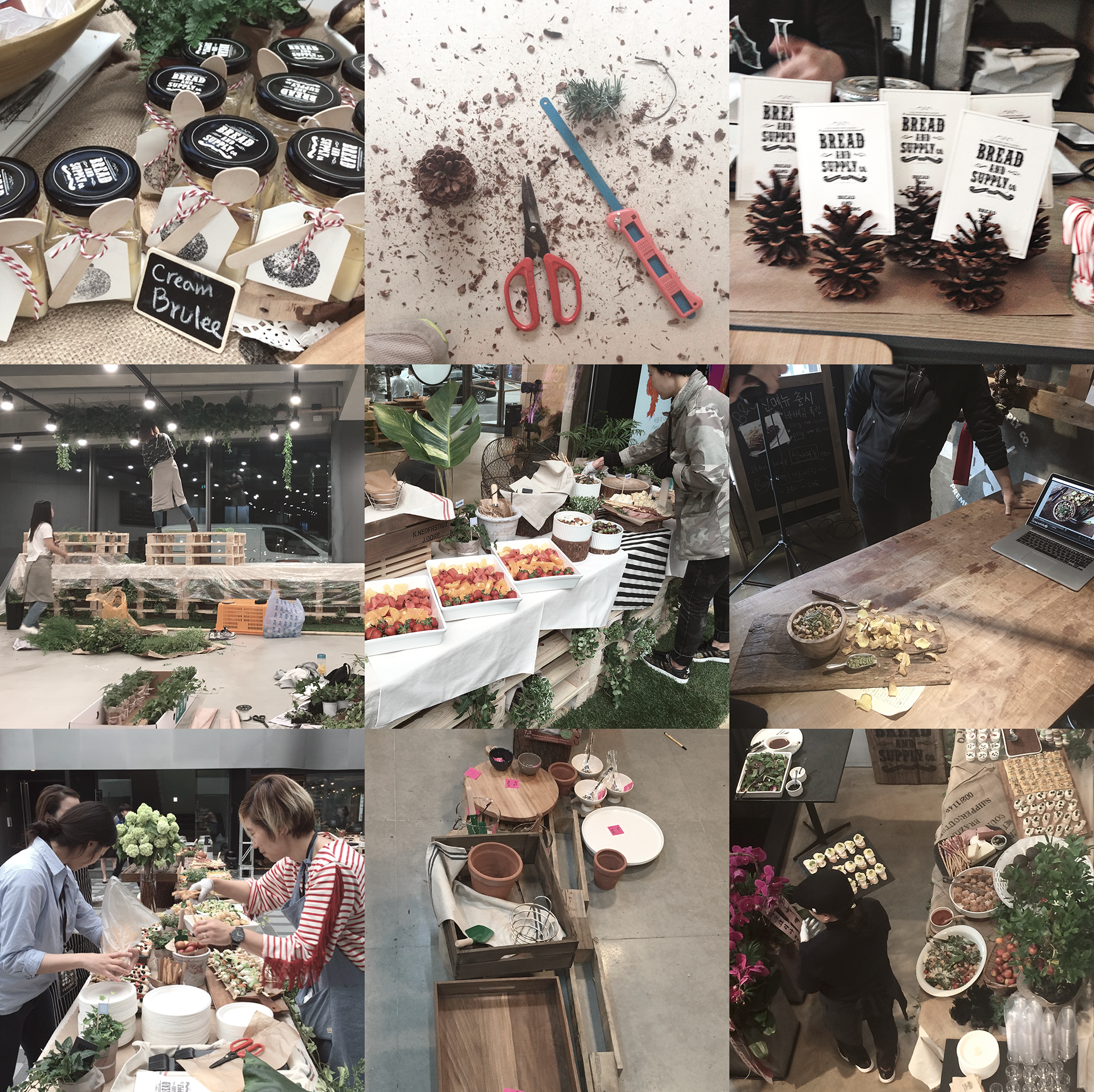  the B&S catering with unique and luxurious table setting and food packaging operations | B&S 케이터링의 독특하고 다양한 테이블 세팅과 음식 패키징 작업