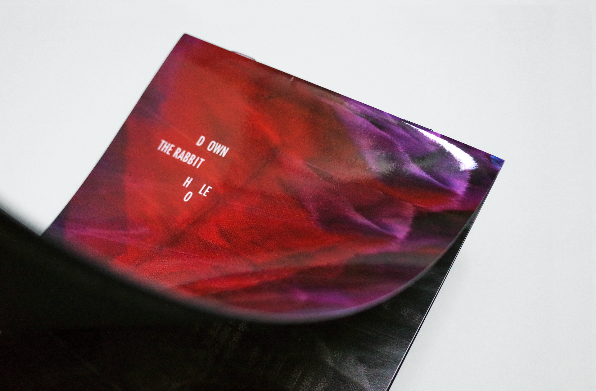 program book cover & CCP offset printing of Down the rabbit hole | 유광 커버로 인쇄한 다운 더 래빗 홀 중철제본의 프로그램 북