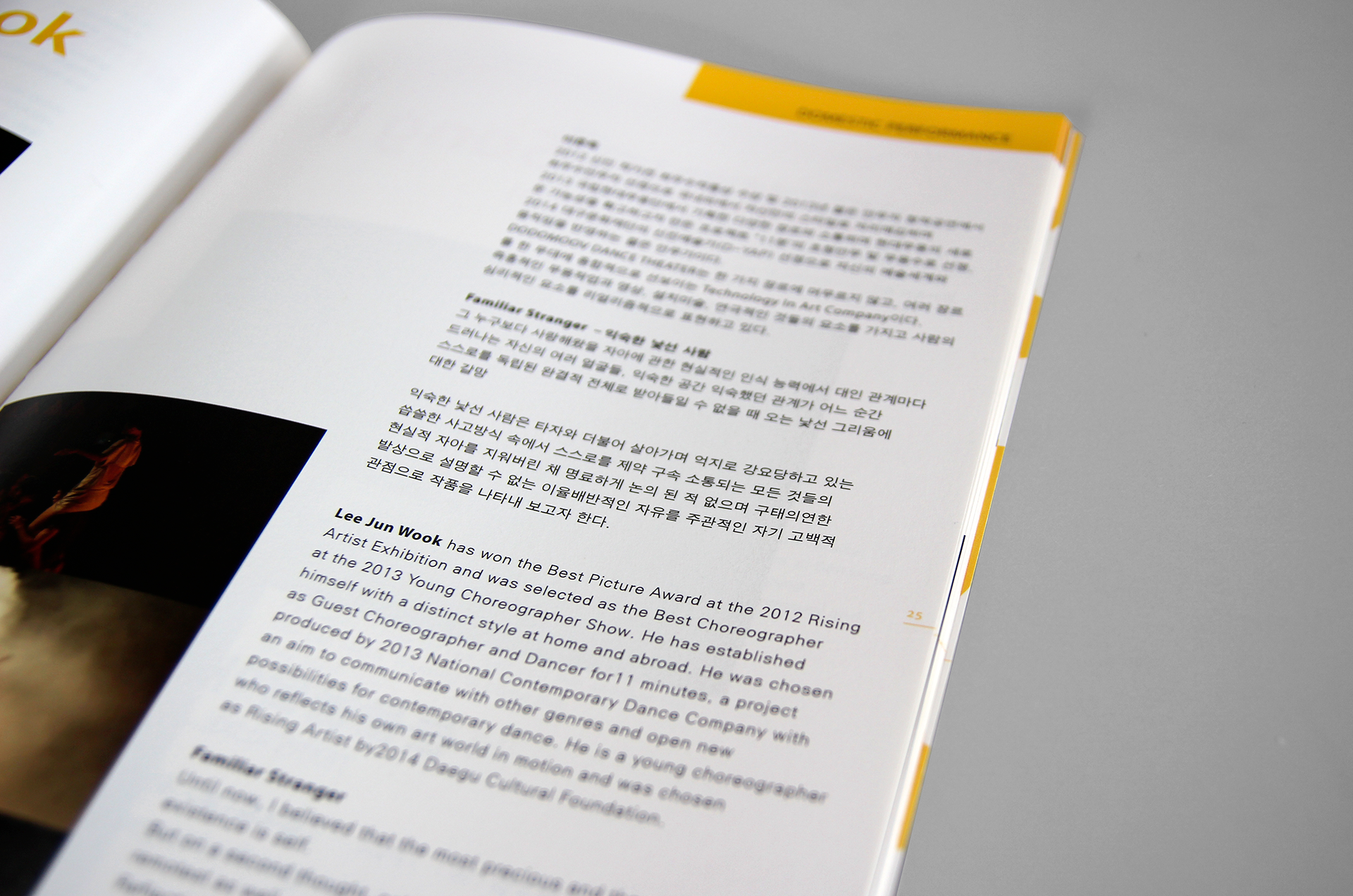 a program book editorial design of the PADAF Festival | 파다프 페스티벌의 프로그램 북 편집 디자인 및 인쇄