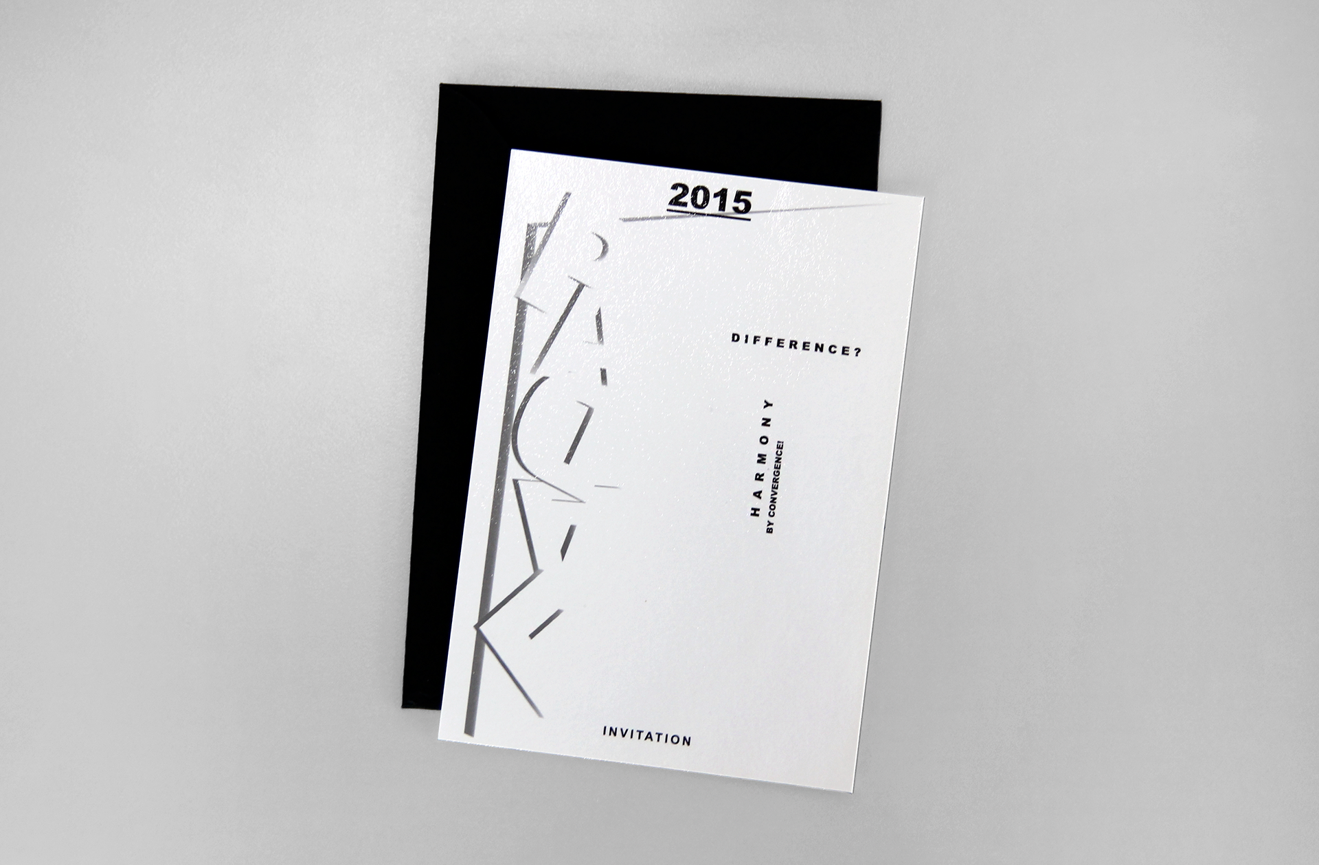 the premium invitation card of the PADAF art festival | 융복합 페스티벌인  파다프의 고급 초대장