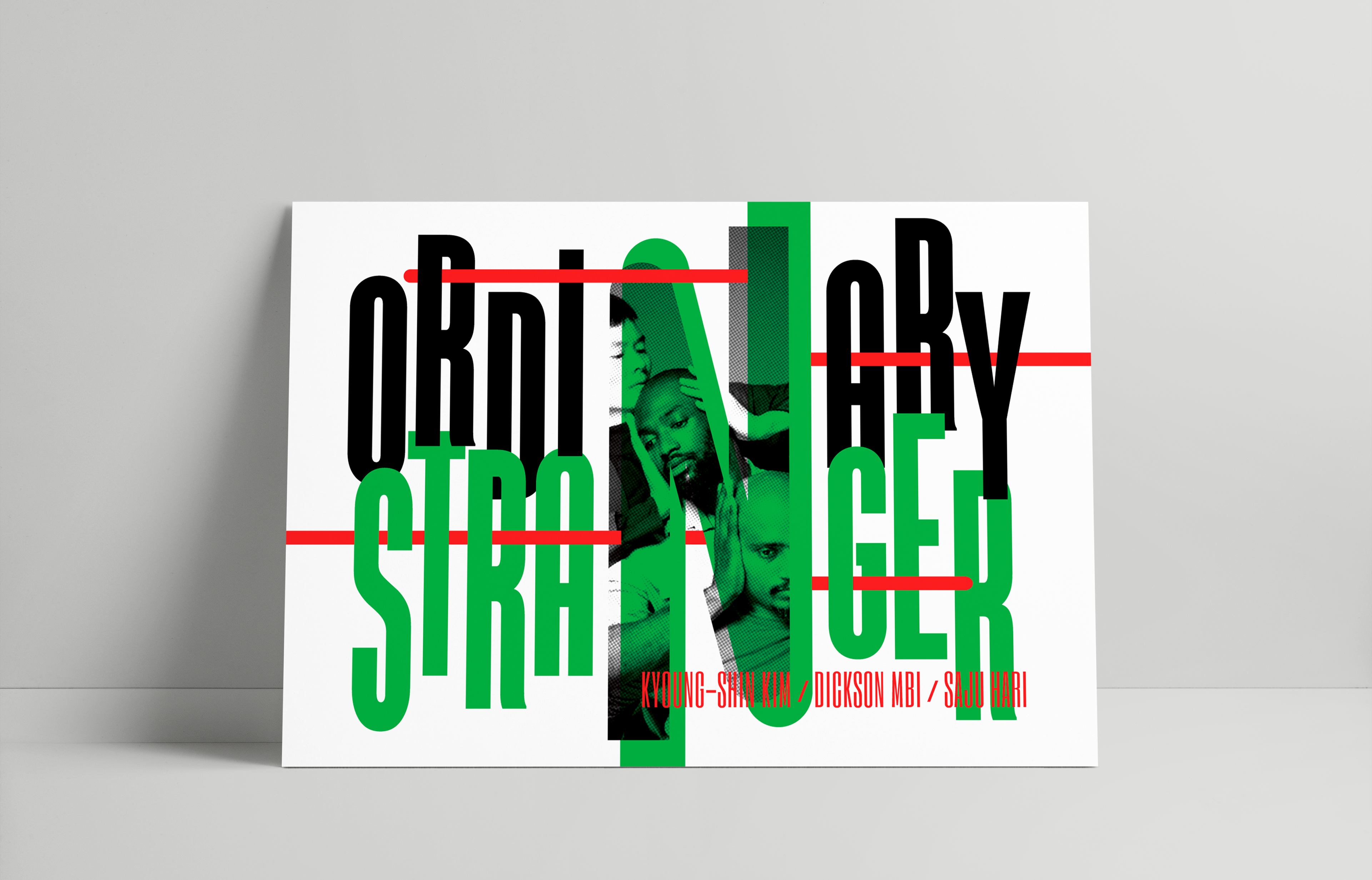  the UK dance festival poster of the Ordinary Stranger  | 오디너리 스트레인저 영국 댄스 페스티벌 포스터