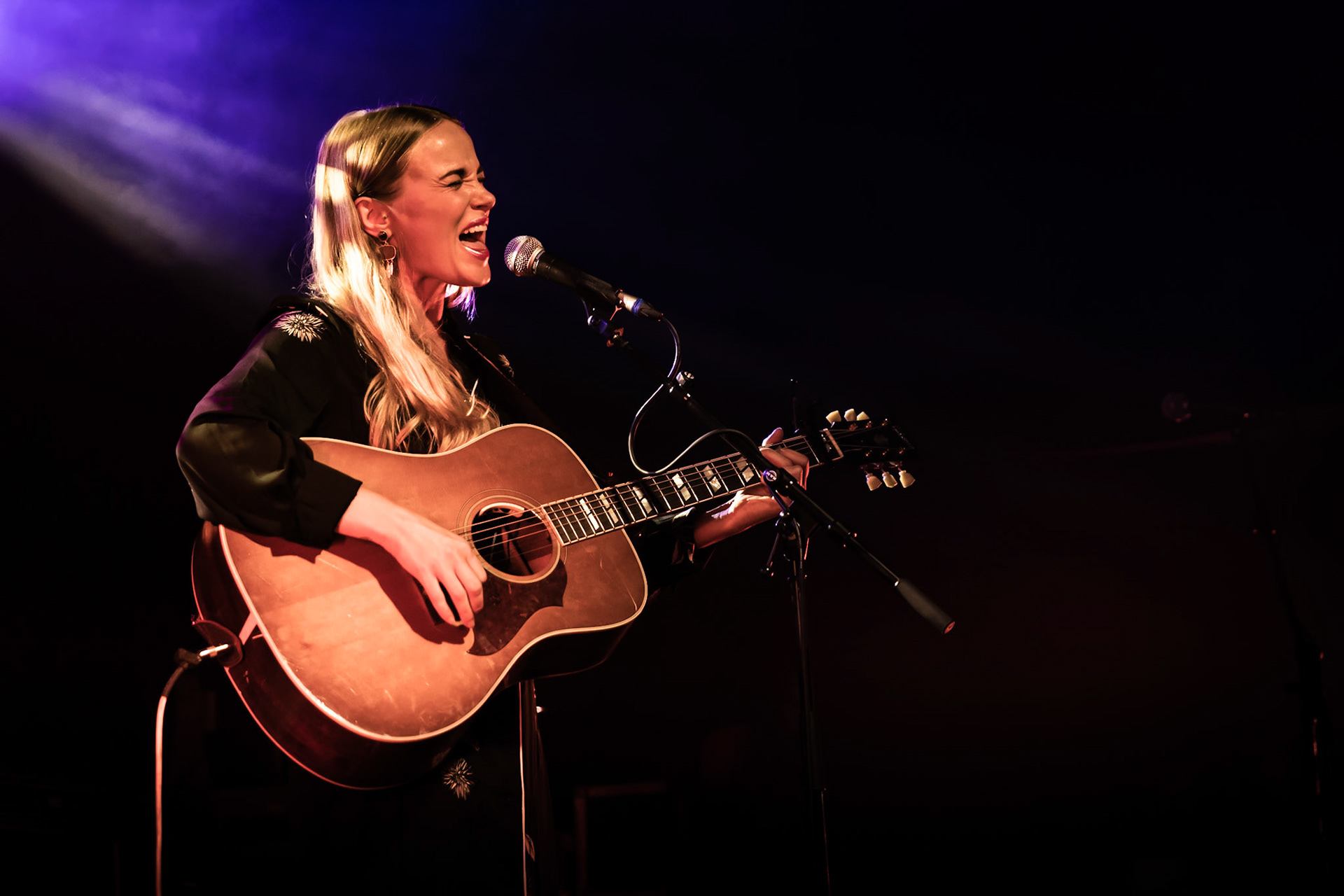 Leah Blevins supporting Morgan Wade on tour  at The Garage, Highbury Corner, London, 20th June 2022