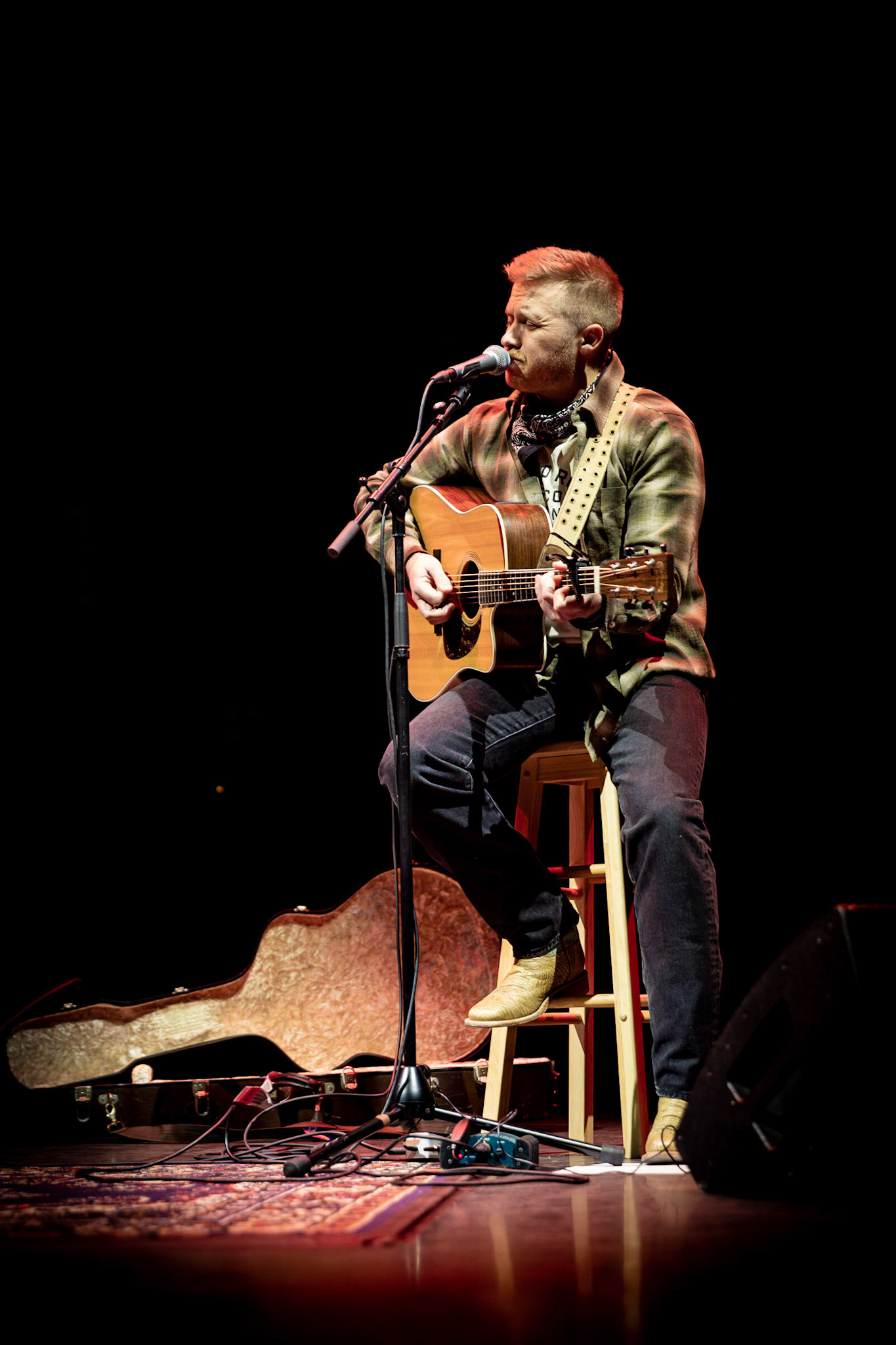 Corey Kent supporting Ashley McBryde at the Eventim Apollo, London, 20th January 2024