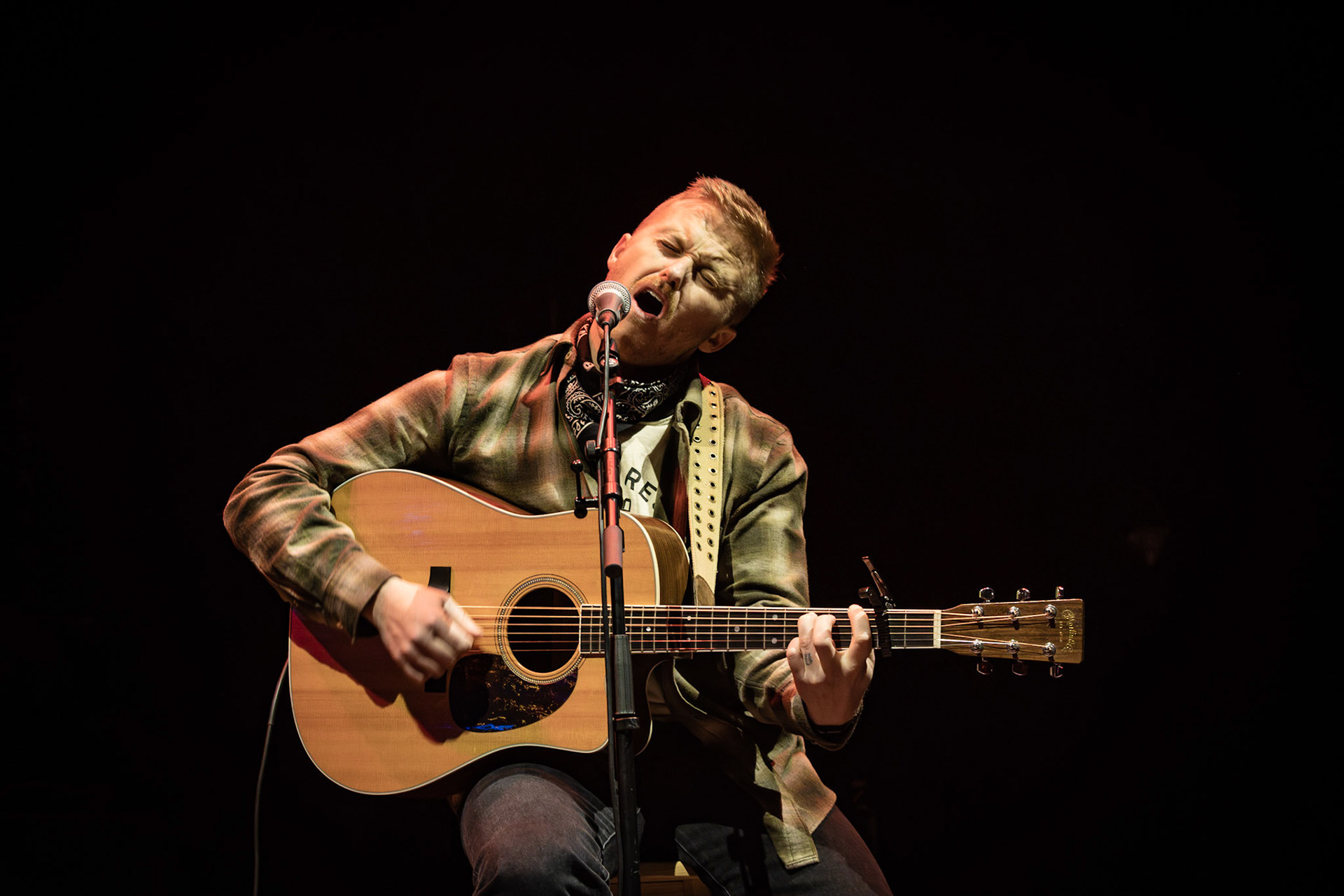 Corey Kent supporting Ashley McBryde at the Eventim Apollo, London, 20th January 2024