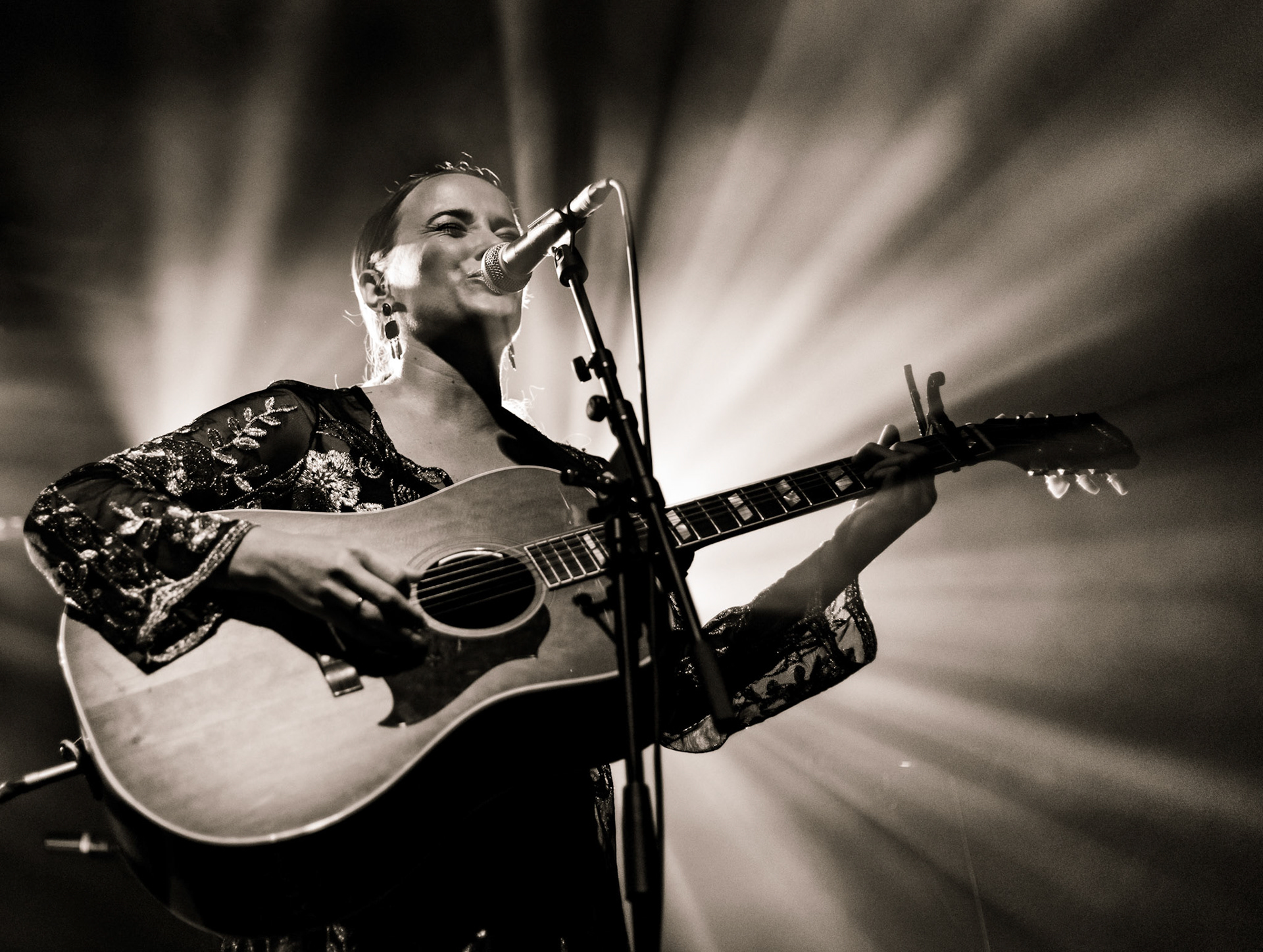 Leah Blevins supporting Morgan Wade on tour  at The Garage, Highbury Corner, London, 21st June 2022