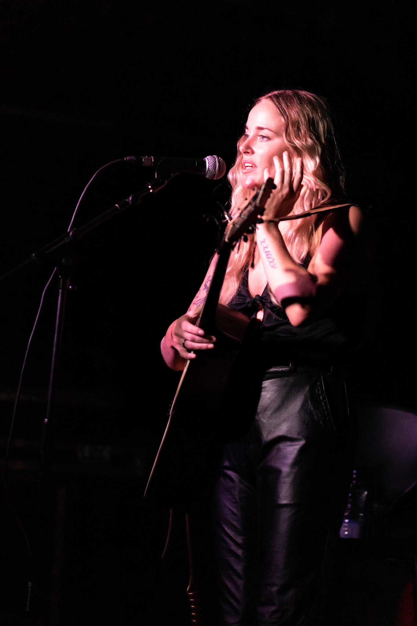 Leah Blevins supporting Morgan Wade's UK Tour at the Manchester Academy 3, June 24th 2022