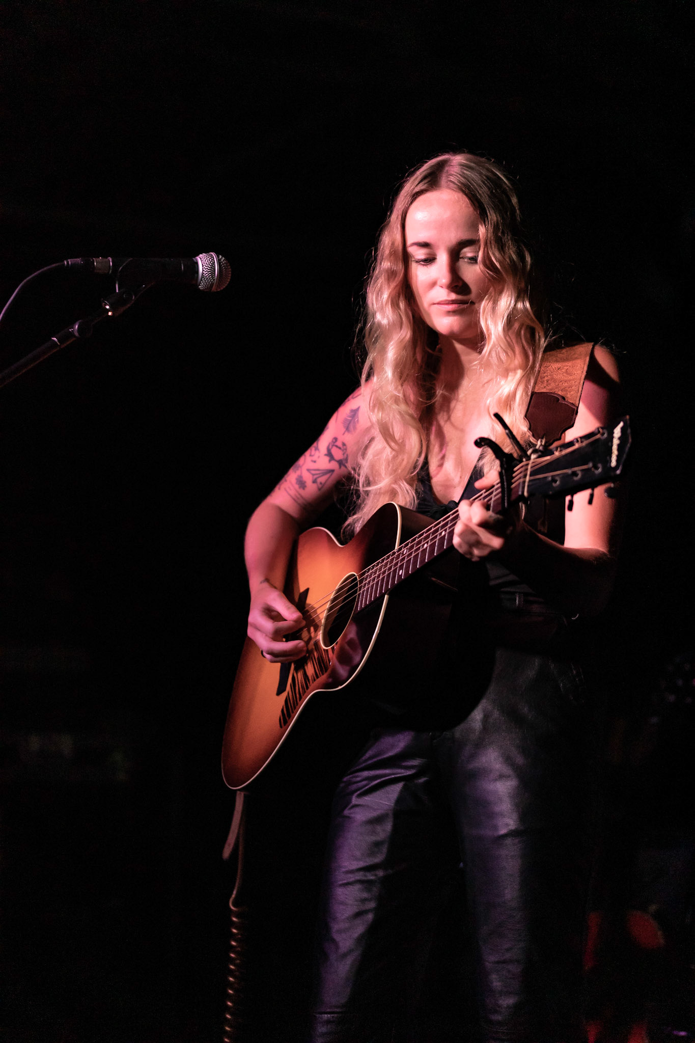 Leah Blevins supporting Morgan Wade's UK Tour at the Manchester Academy 3, June 24th 2022