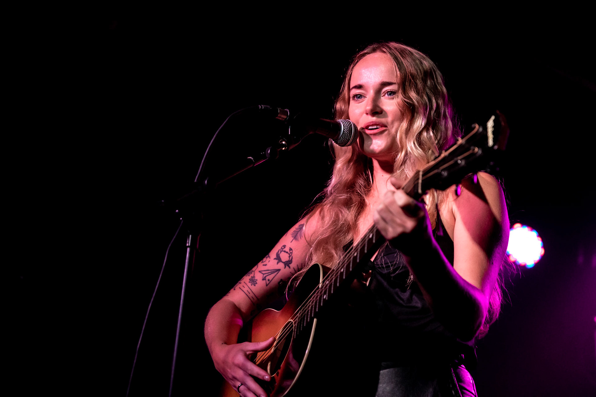 Leah Blevins supporting Morgan Wade's UK Tour at the Manchester Academy 3, June 24th 2022