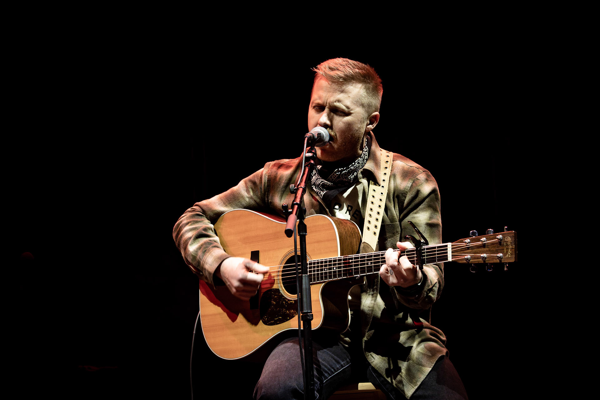 Corey Kent supporting Ashley McBryde at the Eventim Apollo, London, 20th January 2024