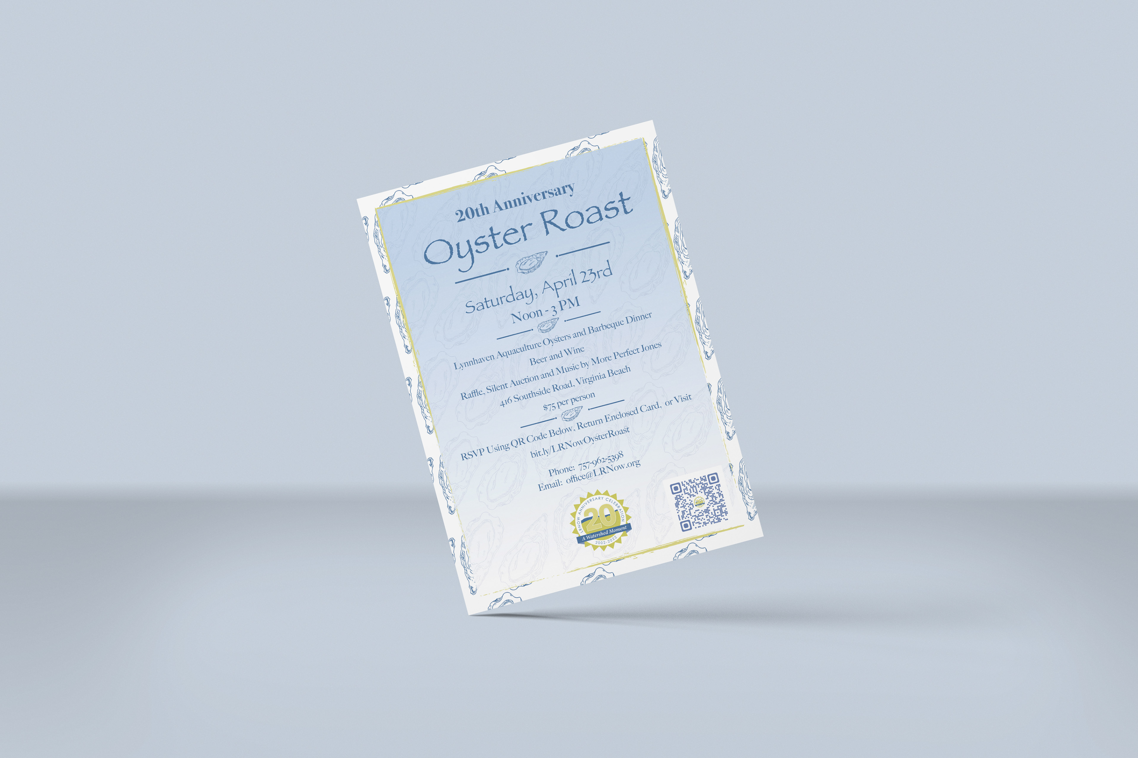 2021 Annual Oyster Roast Invitation