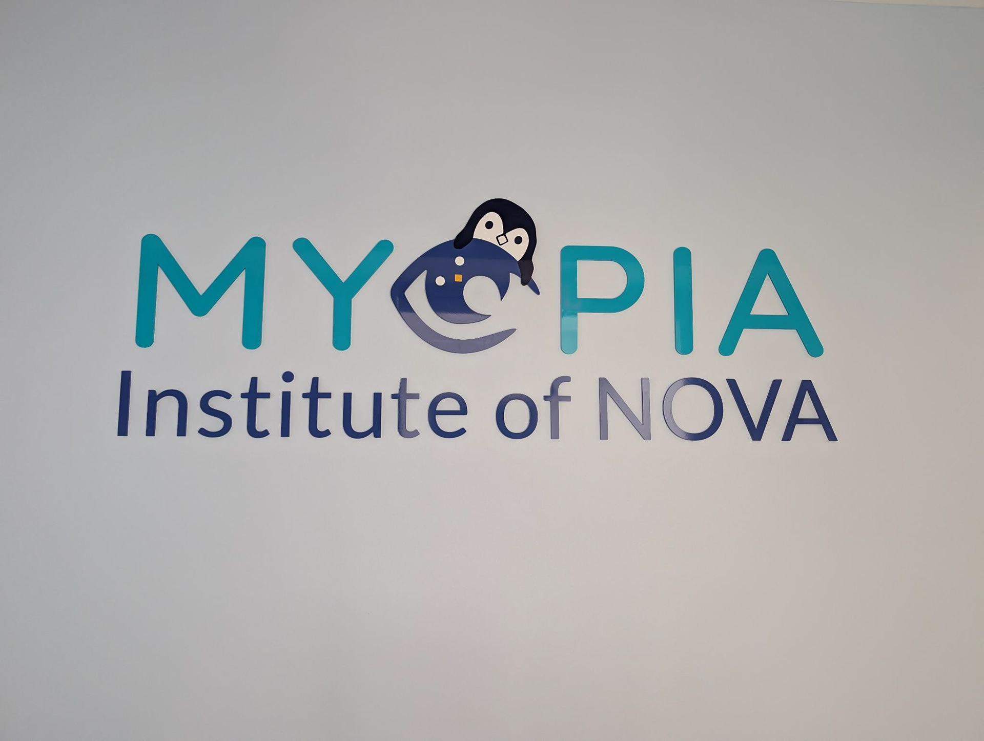 Front View of Dimensional Acrylic Sign (2026)