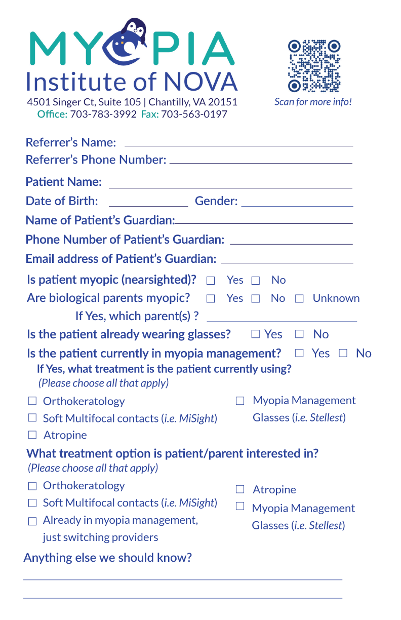 Half Letter Sized Referral Form (2026)