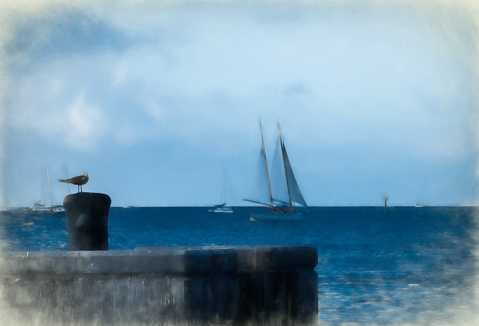 Key West Tranquility - with painterly and artistic enhancements