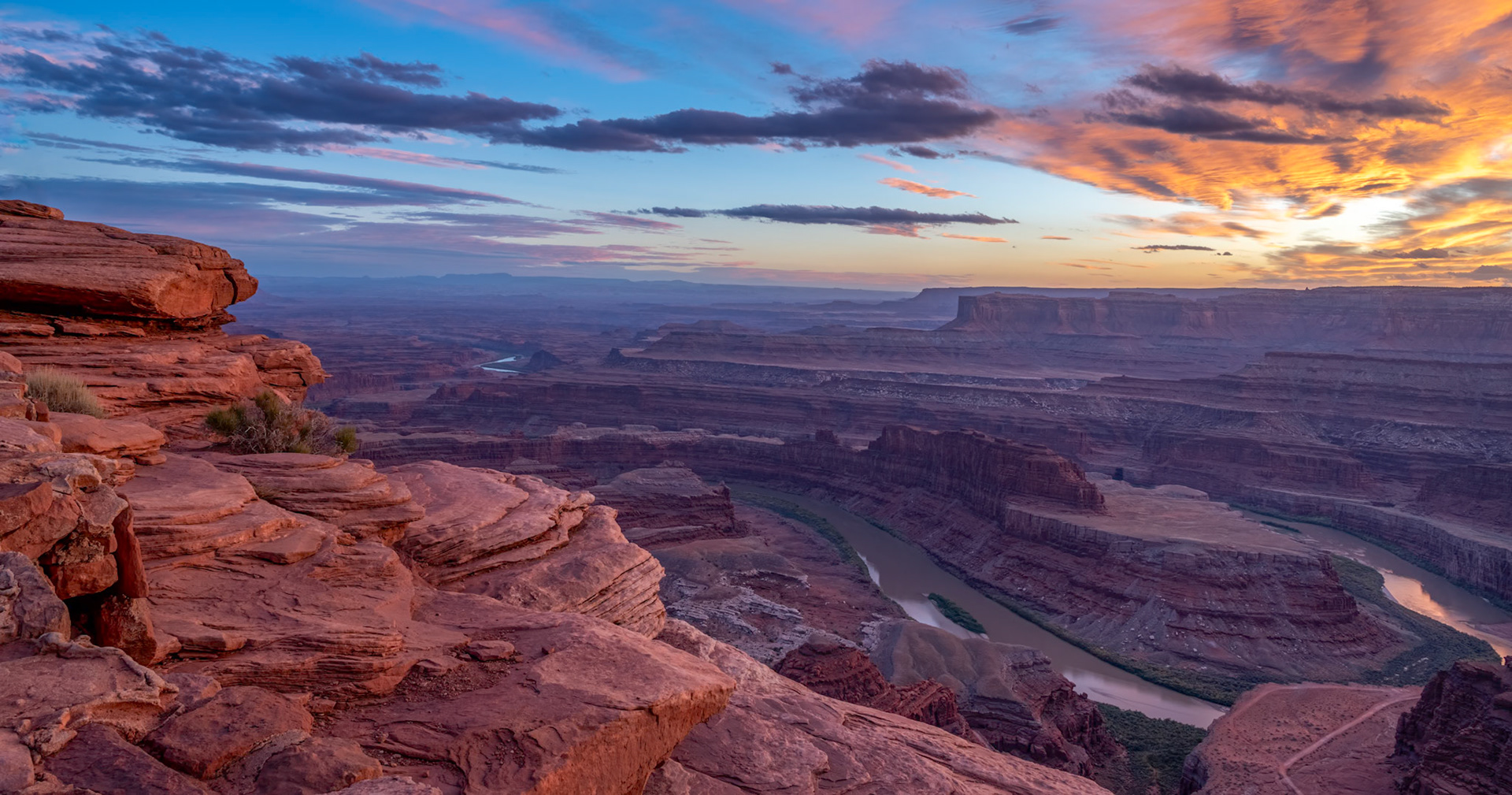 Dead Horse Point Sunset - Captured in Dead Horse Point State Park in Utah