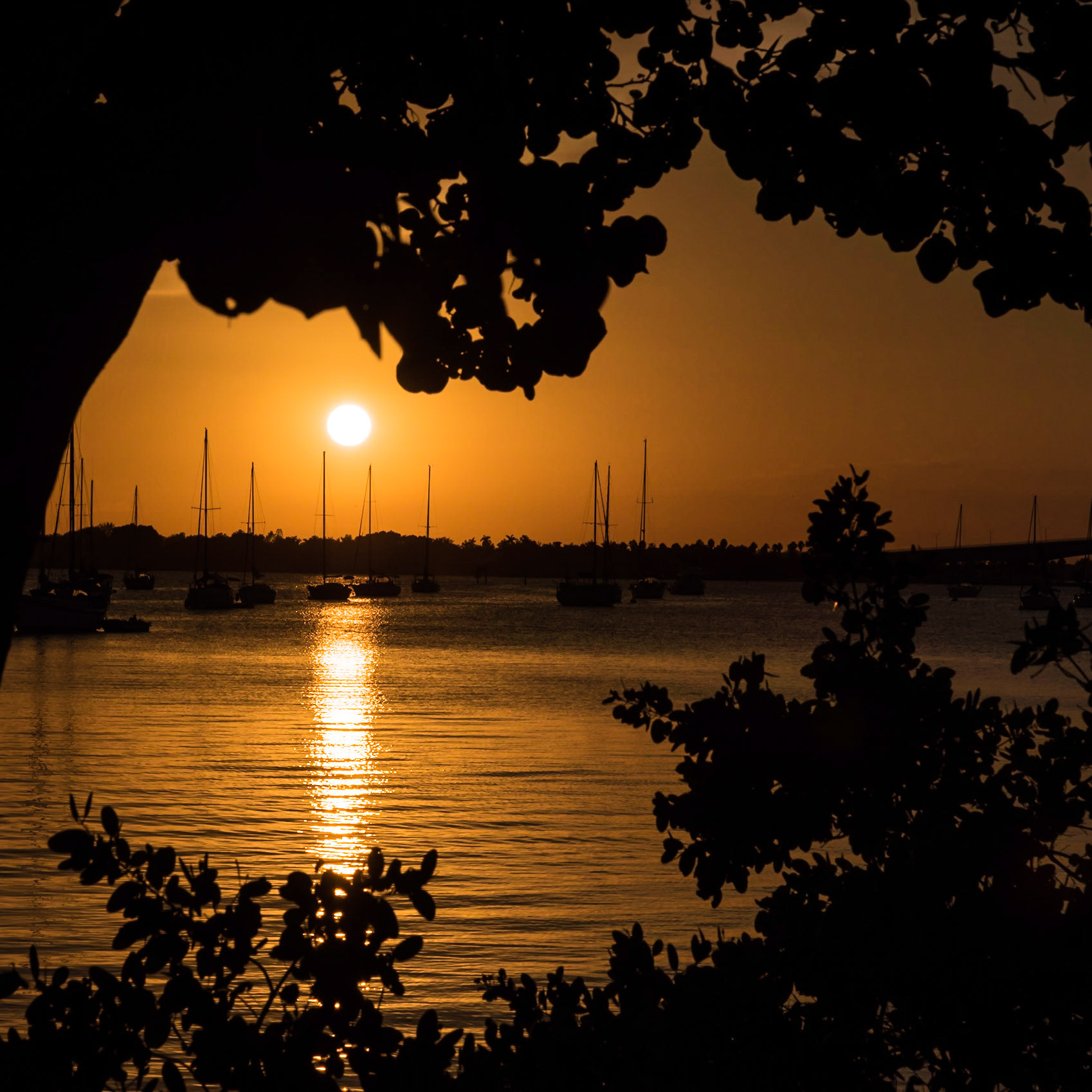 Sunset Over Sarasota Bay