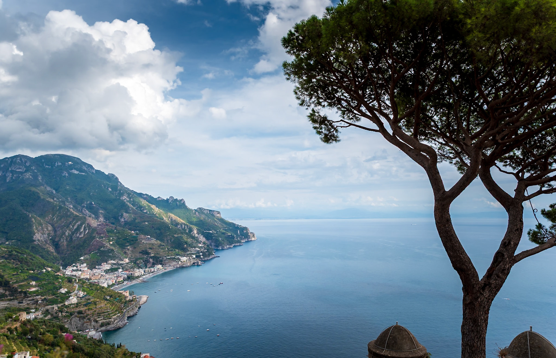 Mediterranean & Amalfi Coast Landscape from Ravello